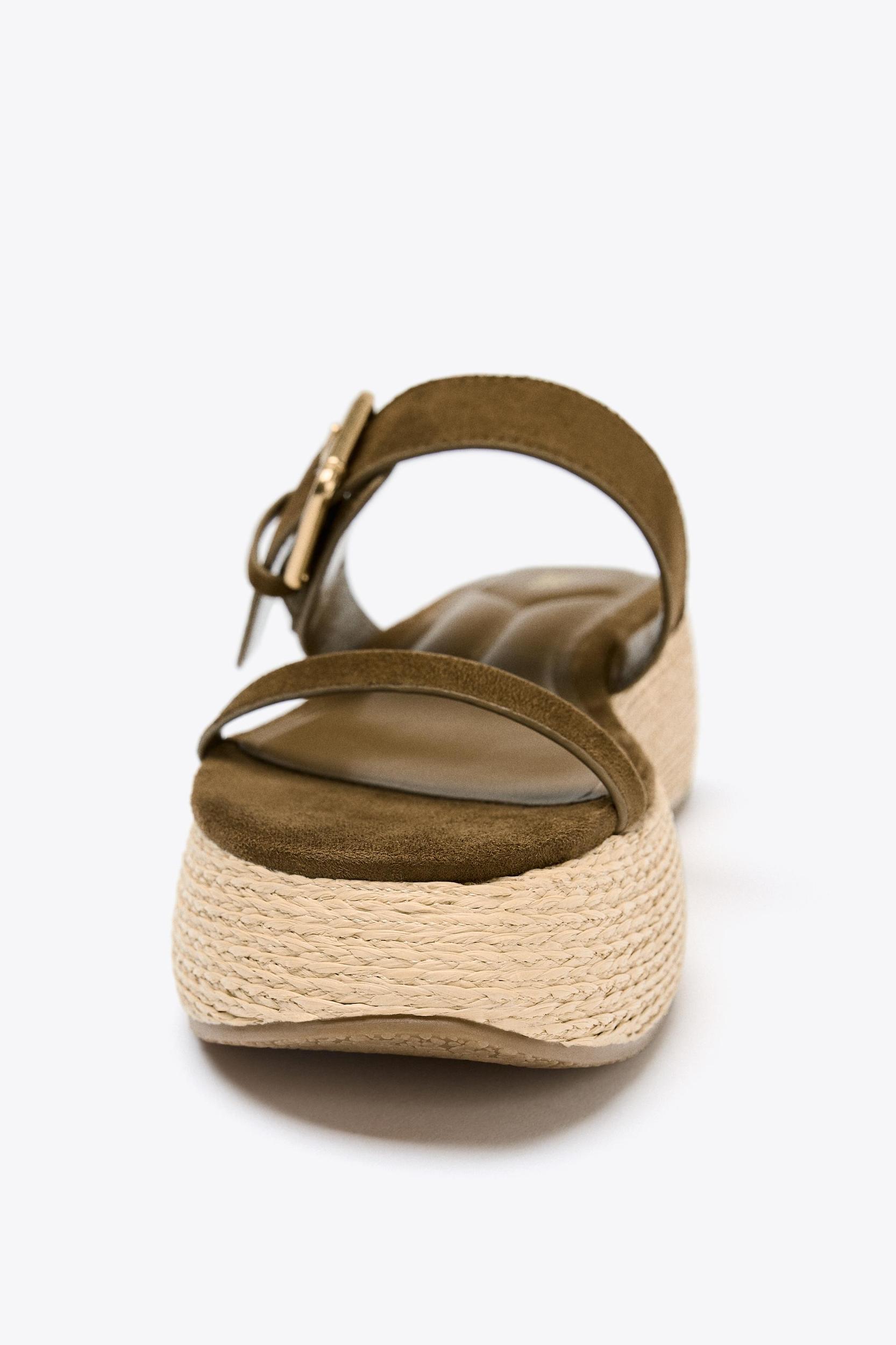STRAPPY PLATFORM SANDALS Product Image