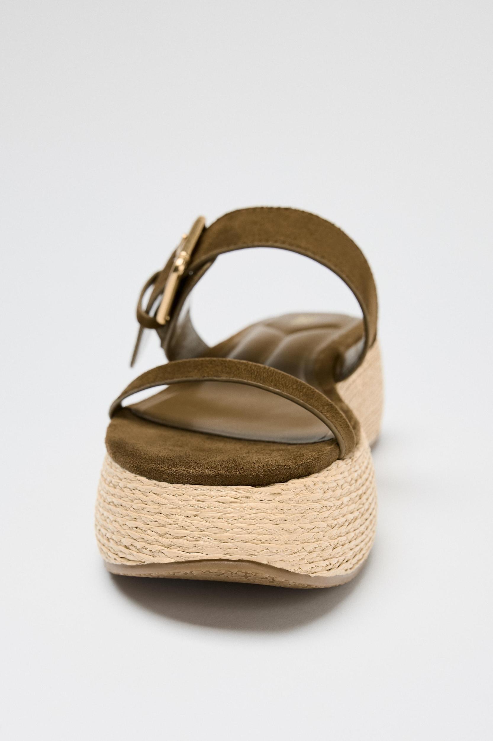 STRAPPY PLATFORM SANDALS Product Image