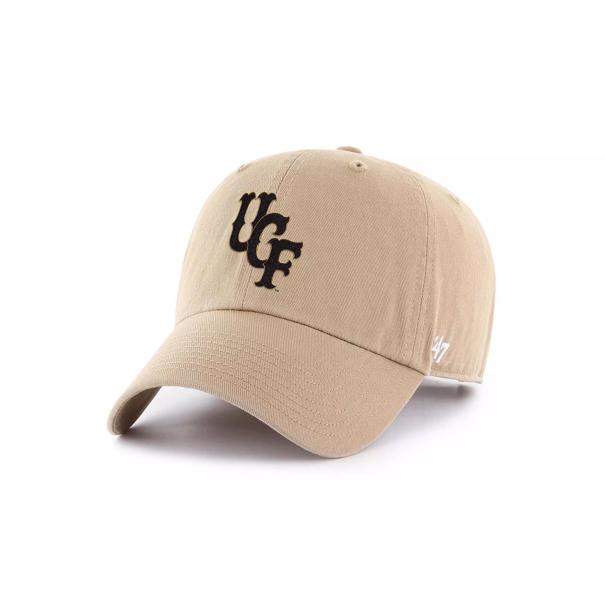 Men's '47 Khaki UCF Knights Vault Clean Up Adjustable Hat, Beig K Product Image