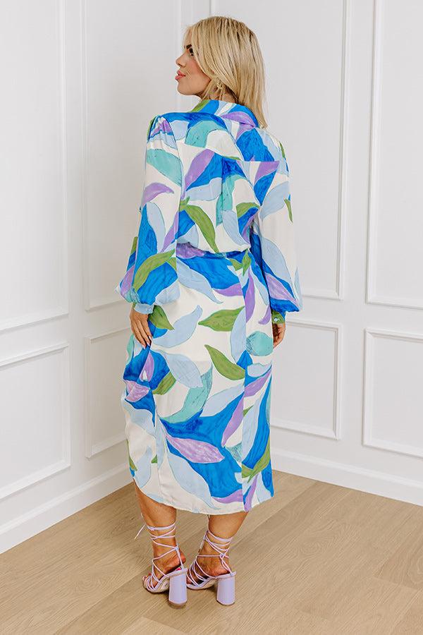 Luxe and Lavish Midi Dress Curves Product Image