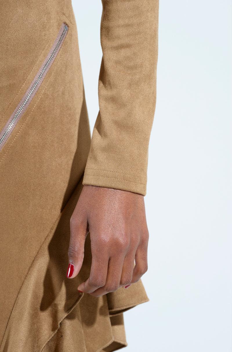 TOUCH ME SUEDE DRESS Product Image