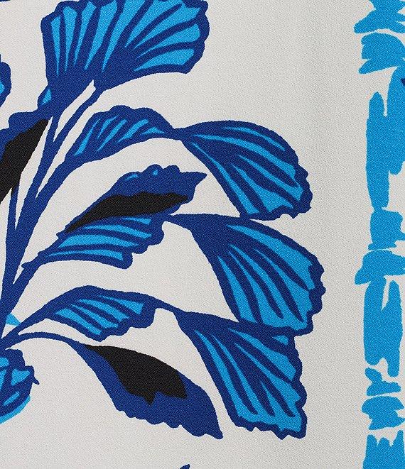 Lilly Pulitzer Charlee Coconut Swayin In The Breeze Print Round Neck Short Sleeve Maxi Dress Product Image