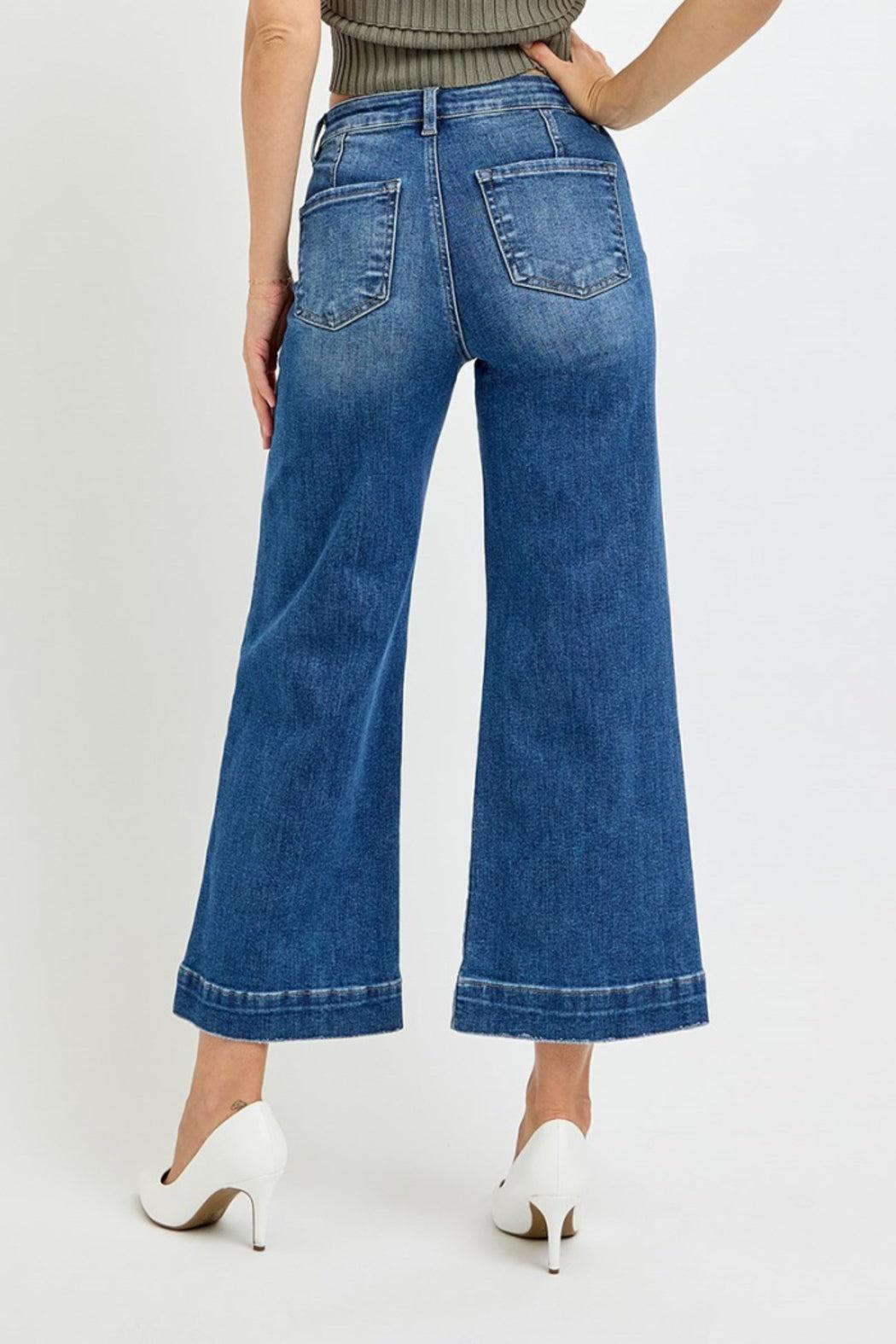 High Rise Cropped Jean Product Image