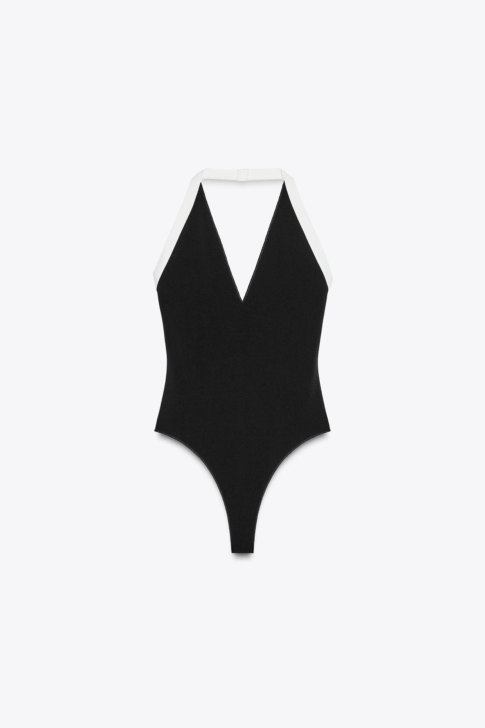 CONTRAST STRETCH BODYSUIT Product Image
