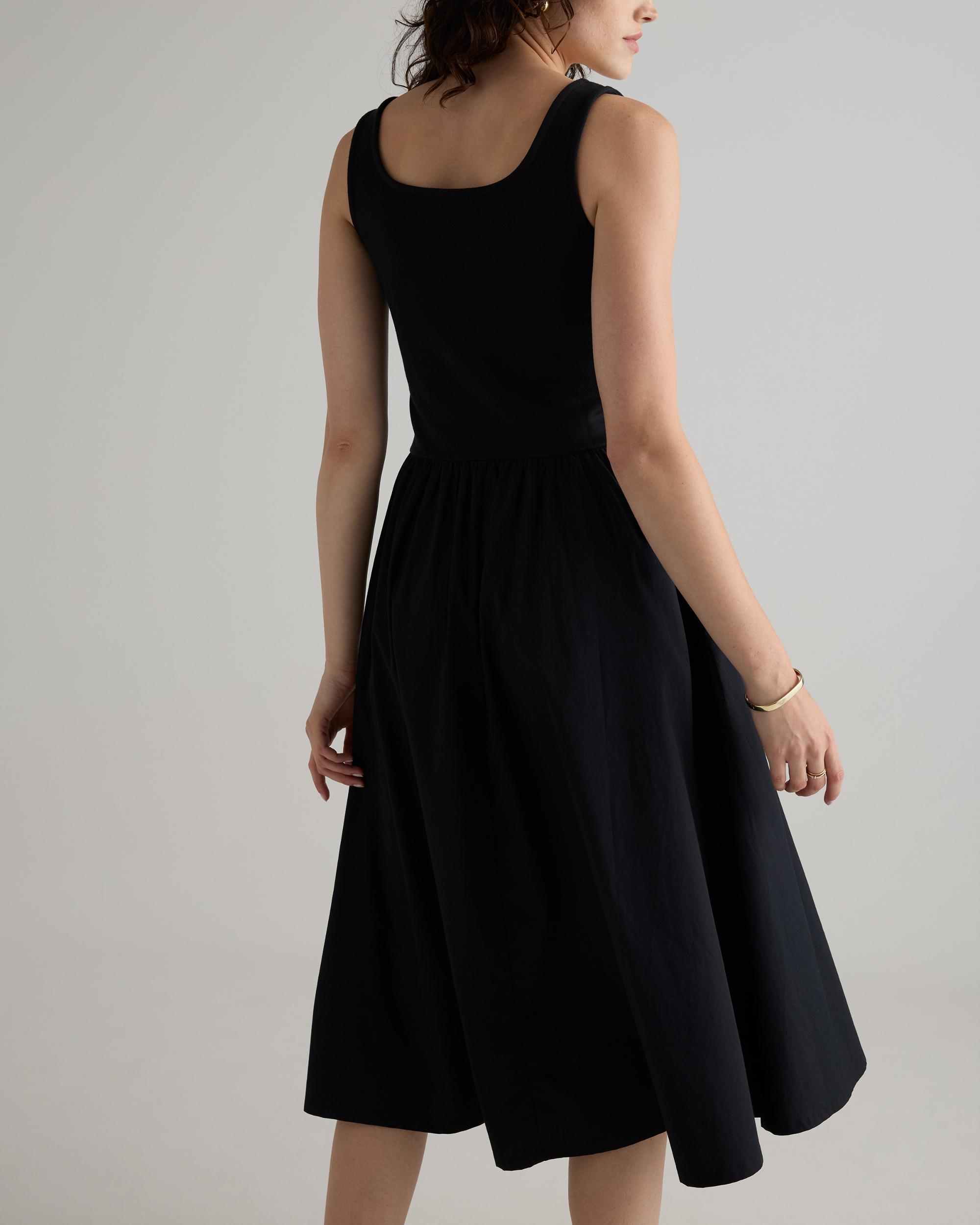 Quince | Women's Cotton Mixed Media Tank Top Dress Cotton/Modal Product Image