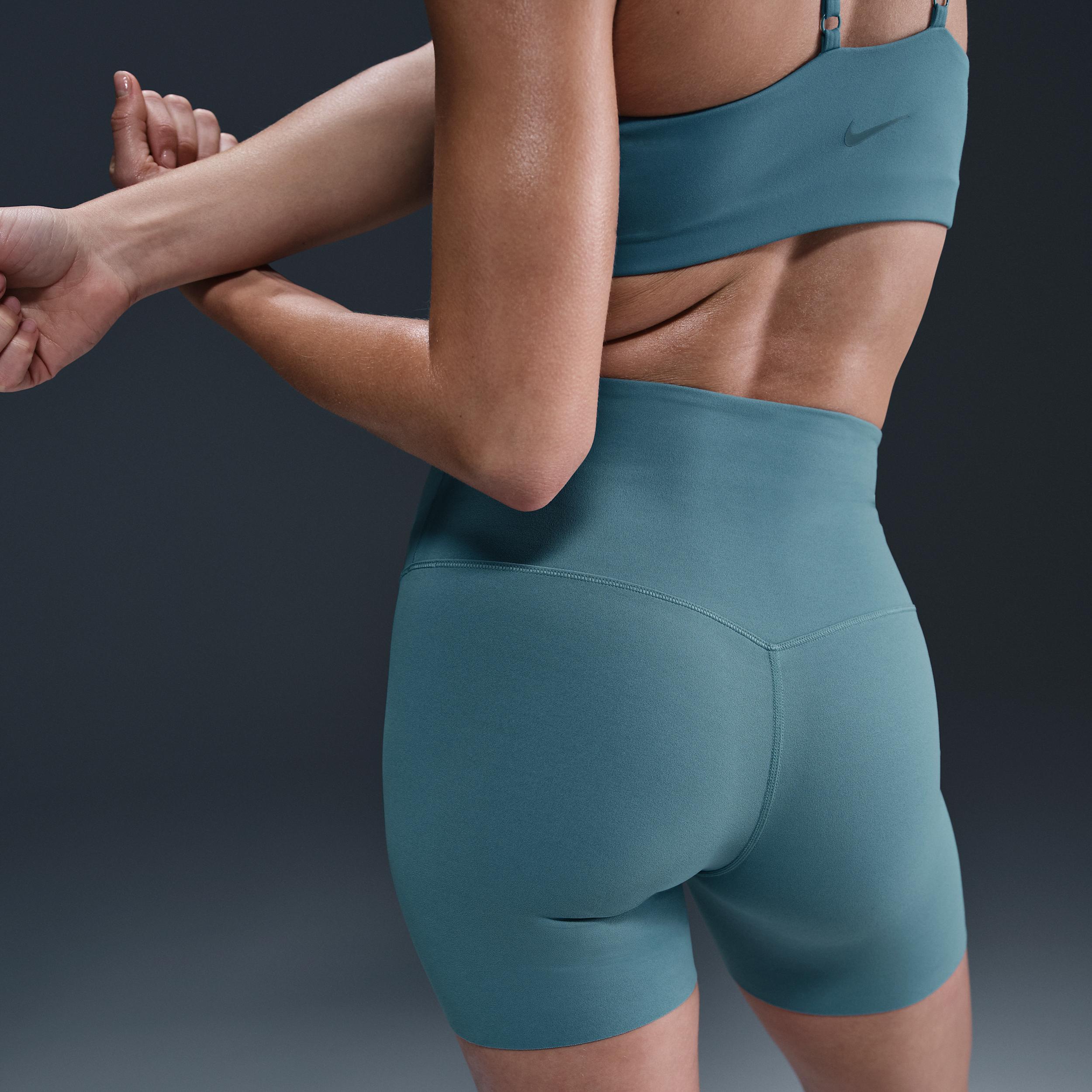 Nike Womens Zenvy High-Waisted 5 Biker Shorts | FN3156-006 Product Image