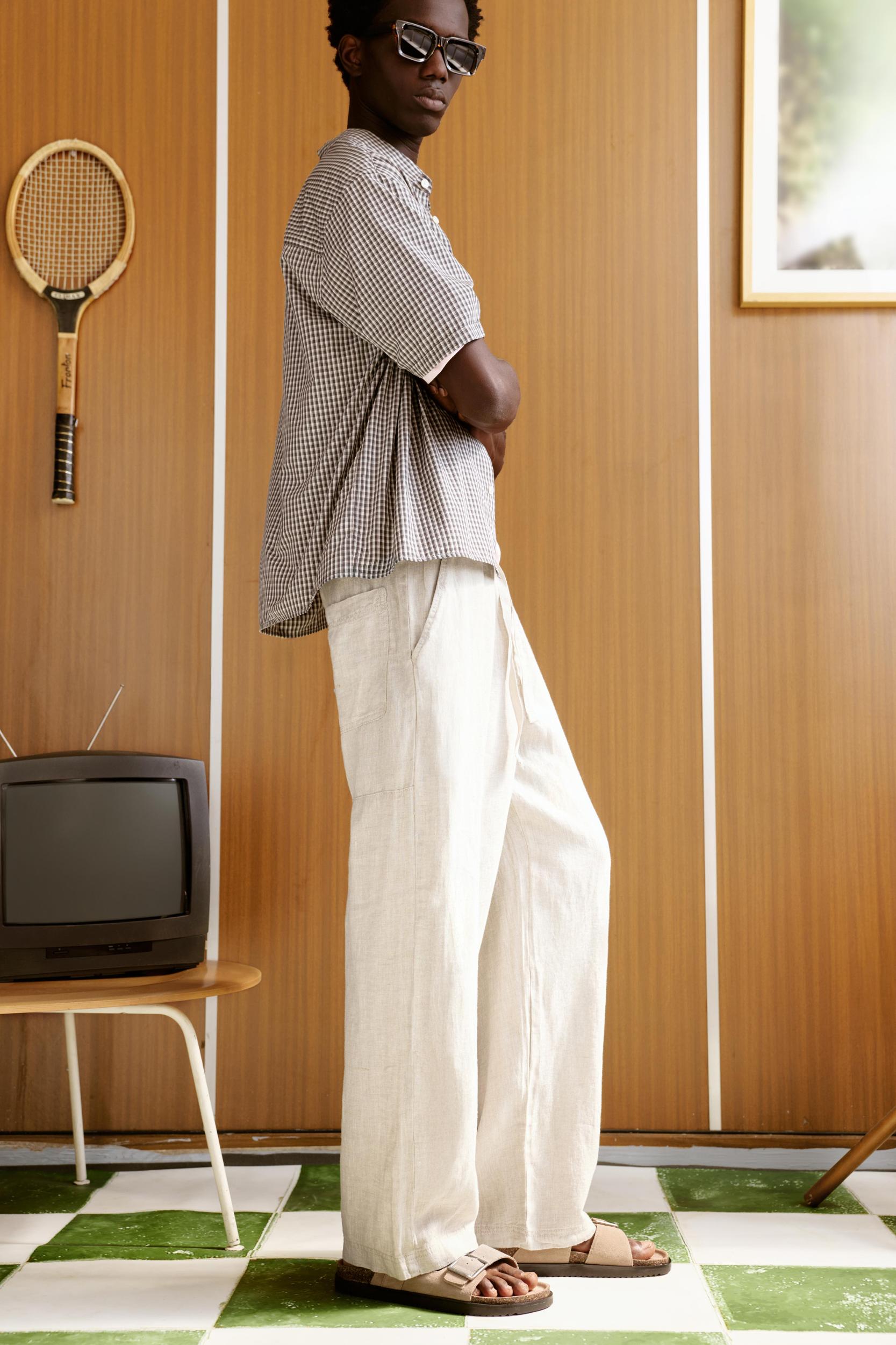 Linen joggers Product Image
