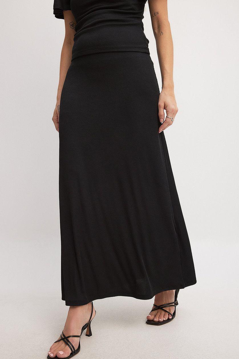 Soft Rib Midi Skirt Product Image