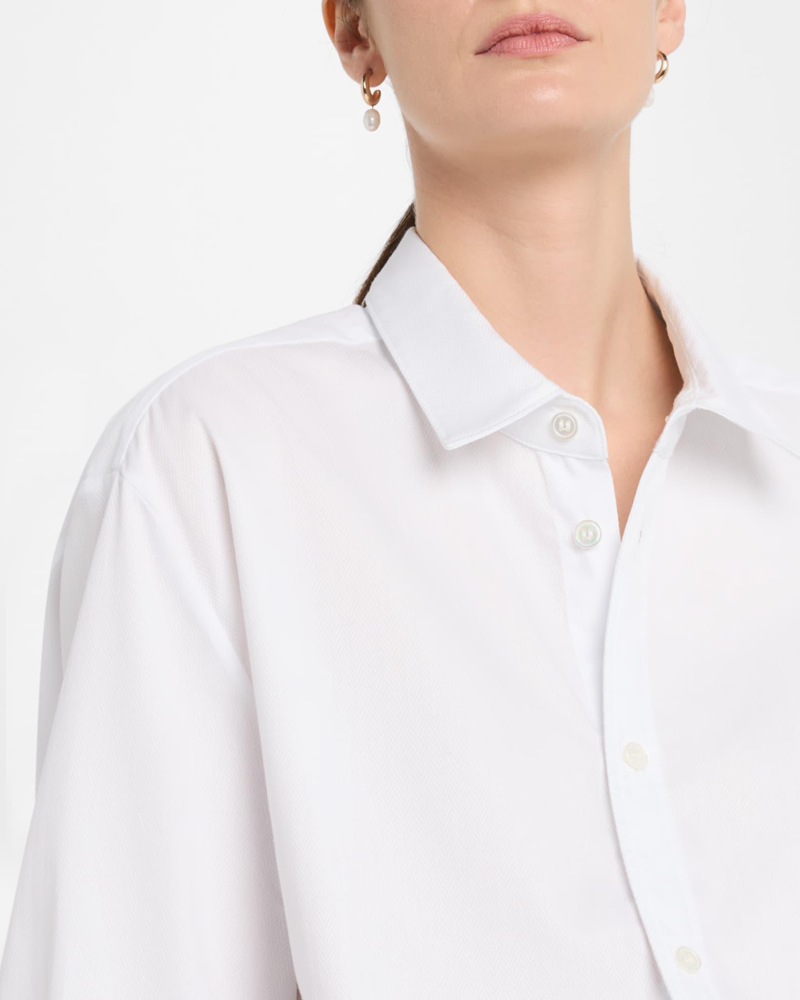 Men's-Inspired Button-Up Shirt Product Image