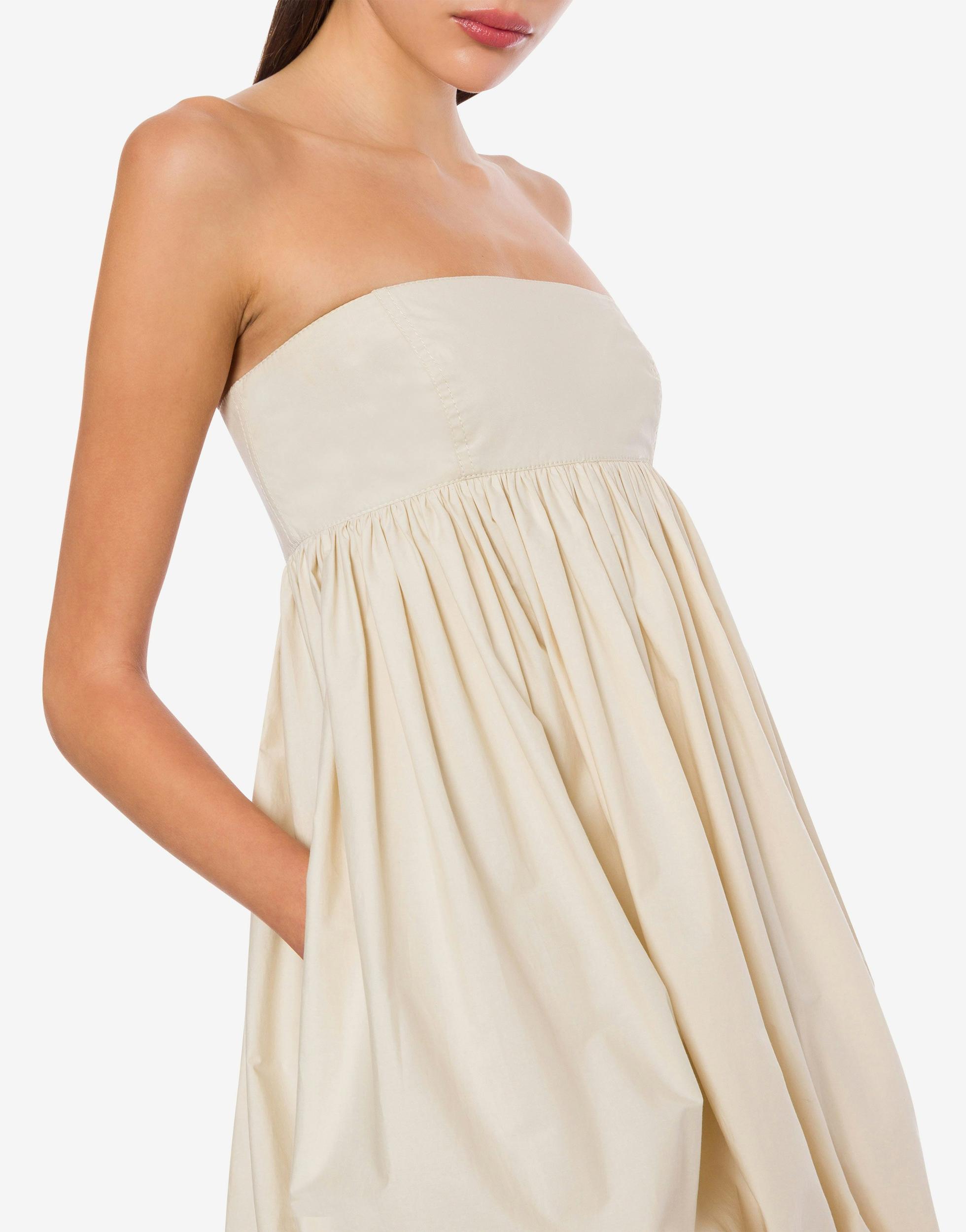 Stretch poplin bustier minidress Product Image