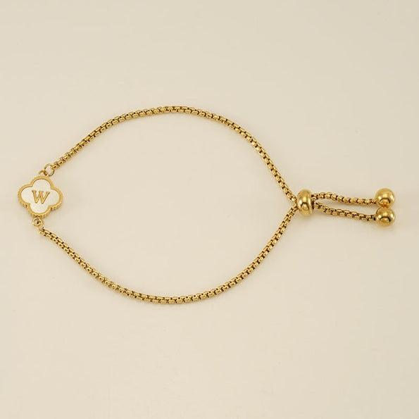 Clover Initial Bracelets Product Image