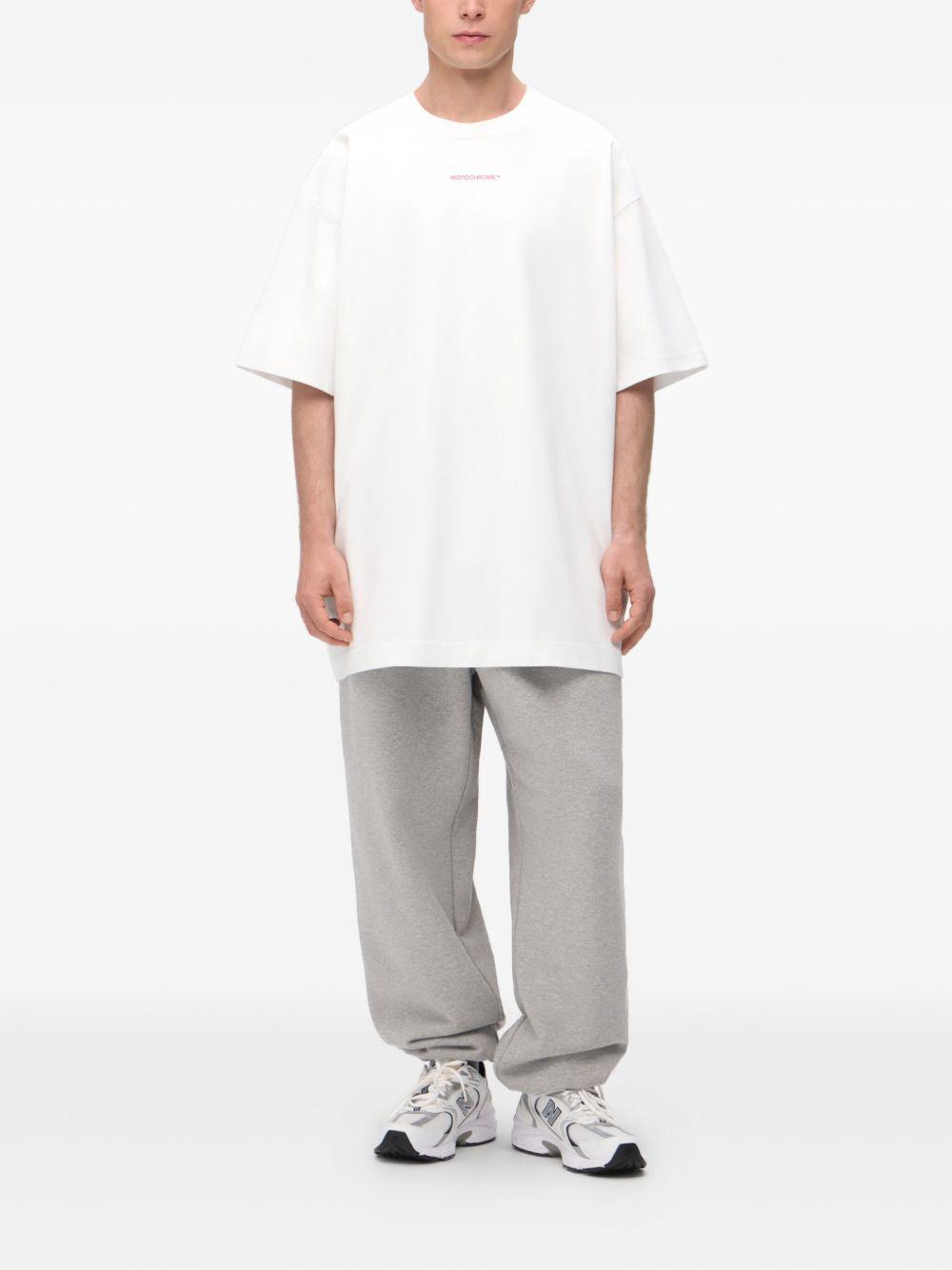 geometric-print oversized t-shirt Product Image