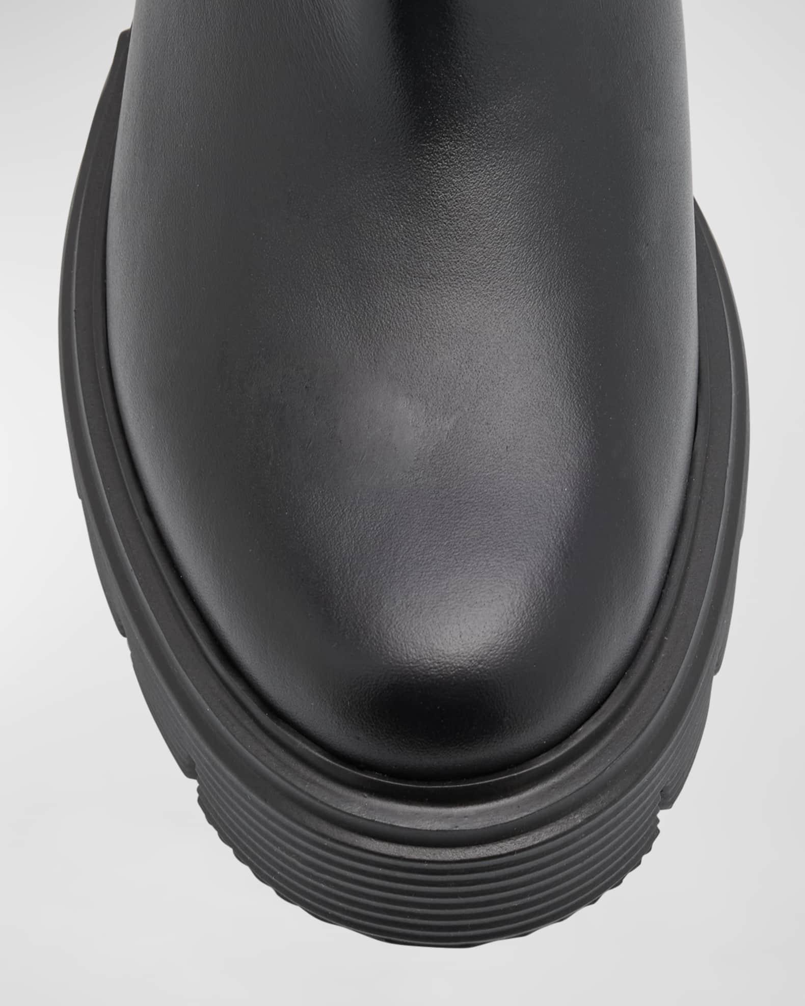 Soho Calfskin Buckle Moto Booties Product Image