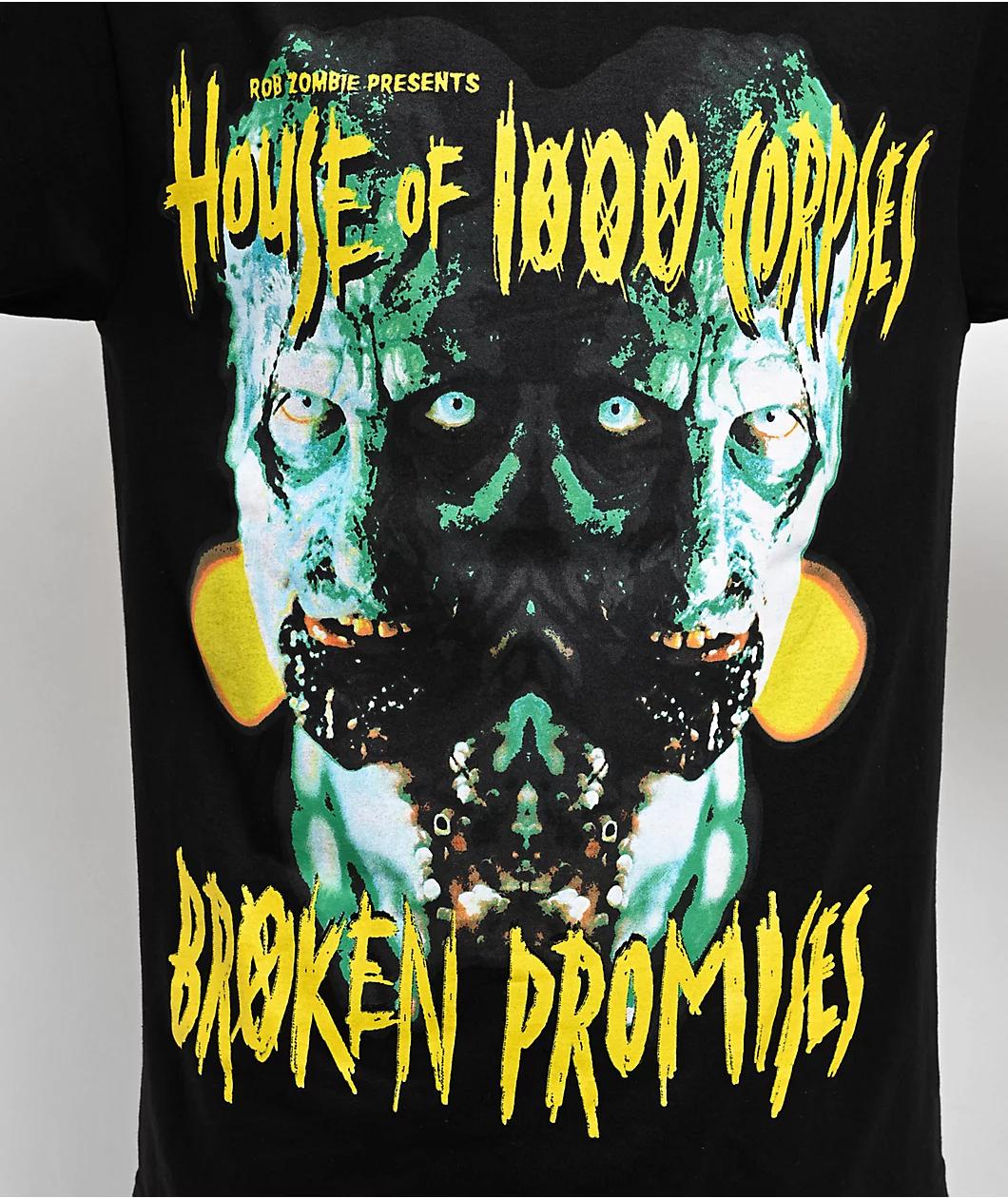 Broken Promises x House Of 1000 Corpses Everybody Dies Black T-Shirt Product Image