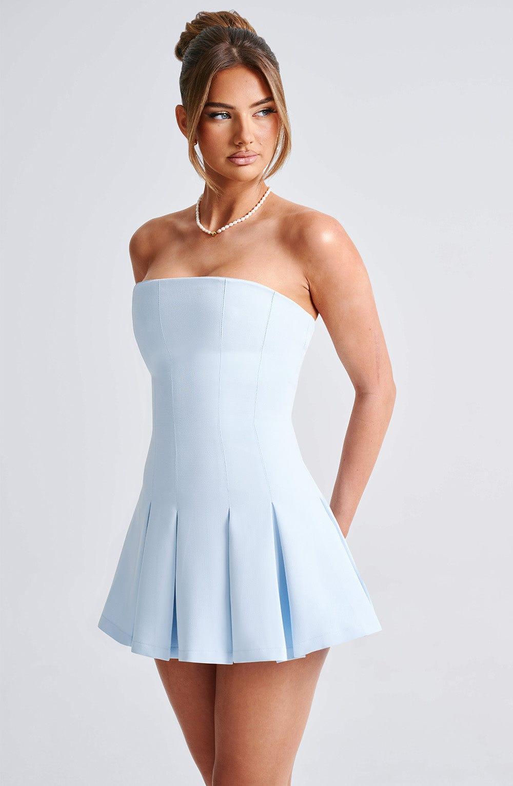 Bryony Mini Dress - Blue Product Image