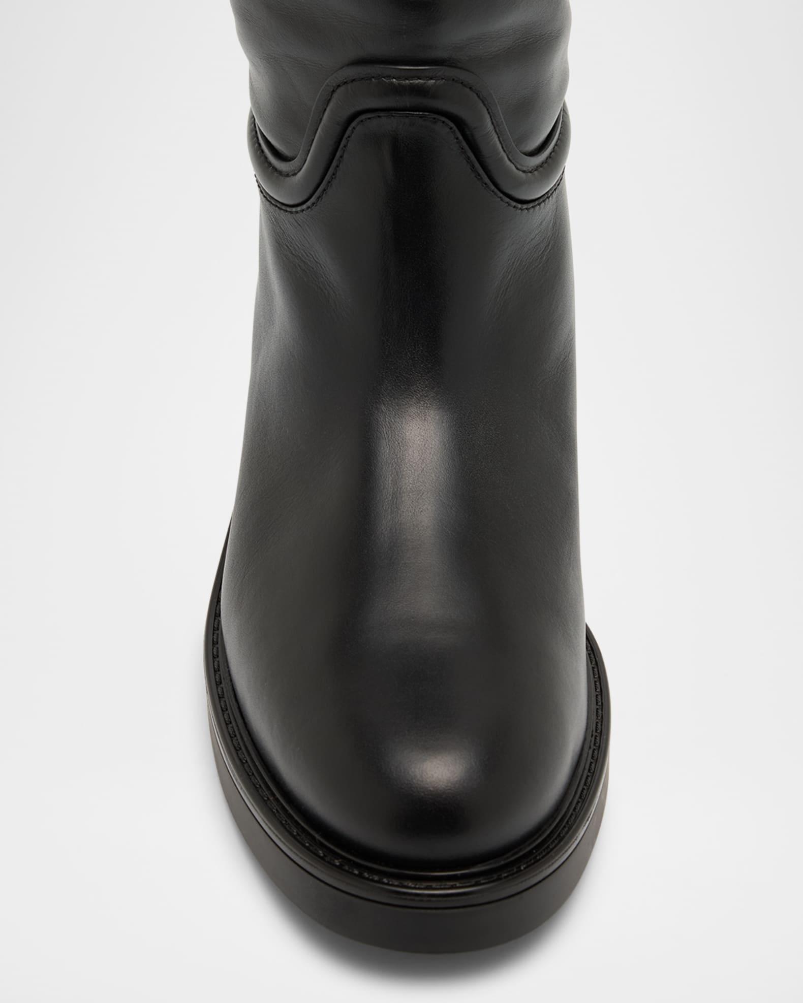 Celia Leather Over-The-Knee Riding Boots Product Image