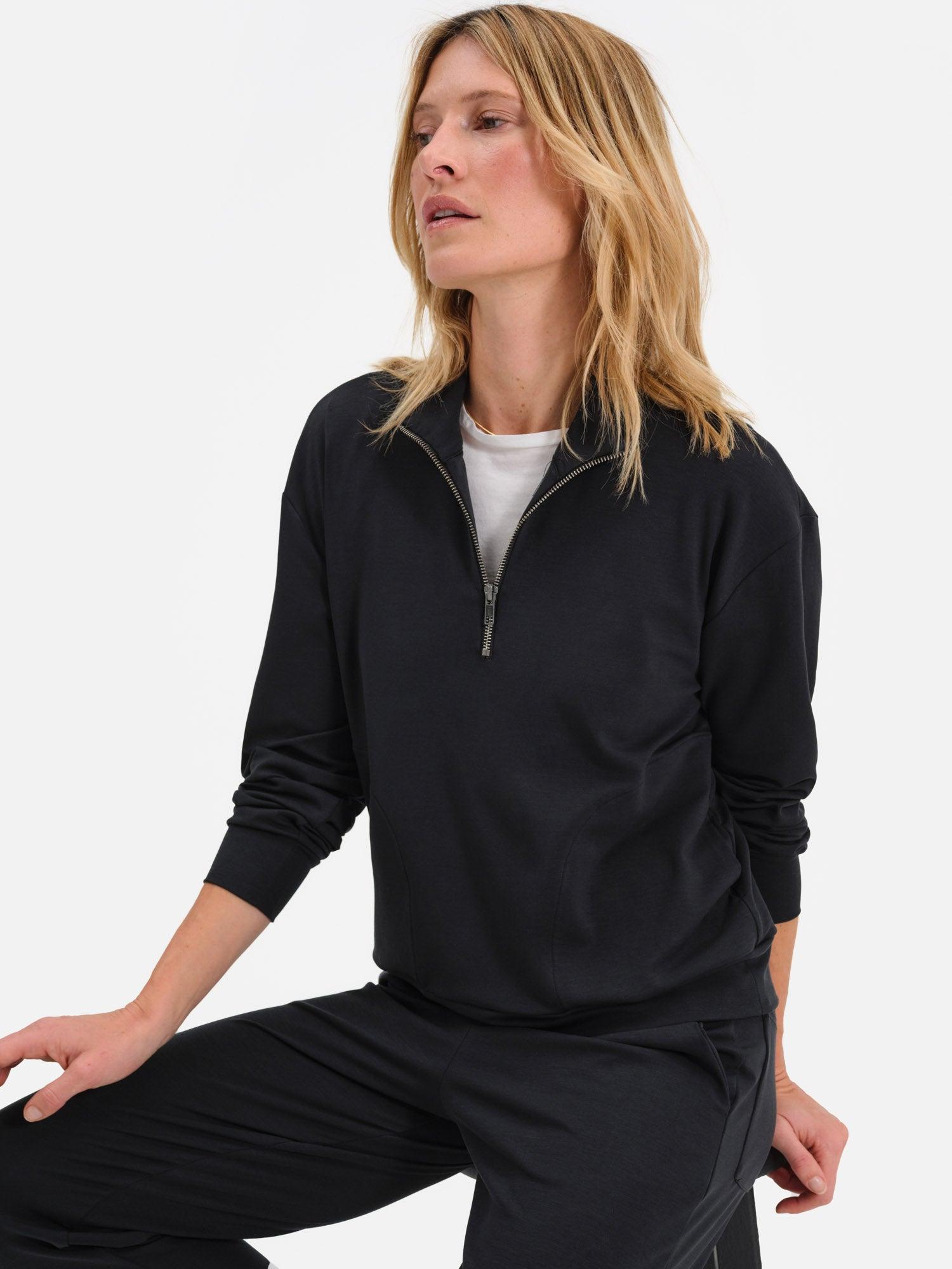 Seacell Tencel Quarter Zip Pullover Female Product Image