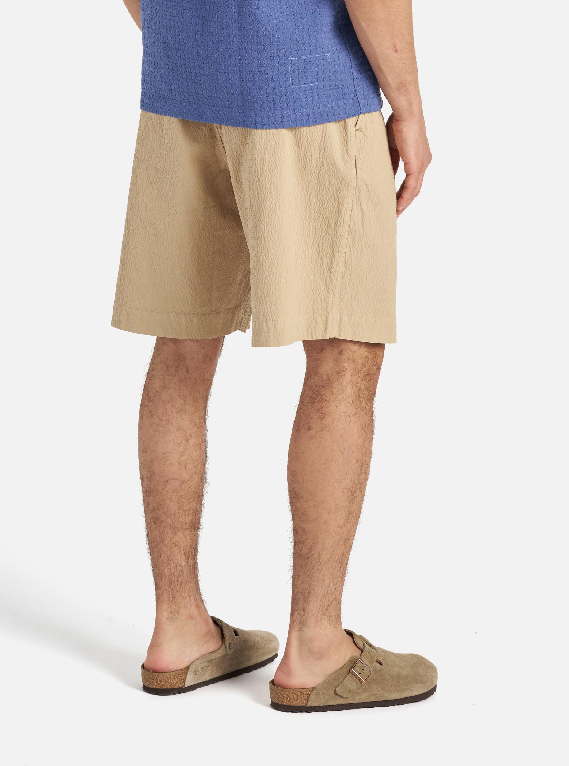 Sand Seersucker II Pleated Track Short Product Image