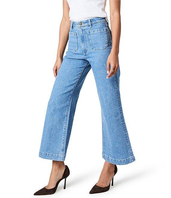 Rolla's Sailor Denim High Rise Wide Leg Jeans Product Image