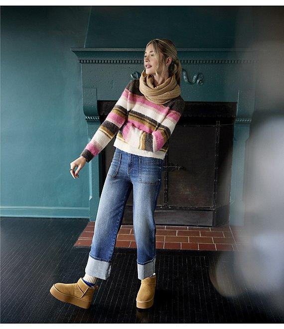 KUT from the Kloth Petite Size Stretch Denim Sienna High Rise Straight Leg Jeans Product Image