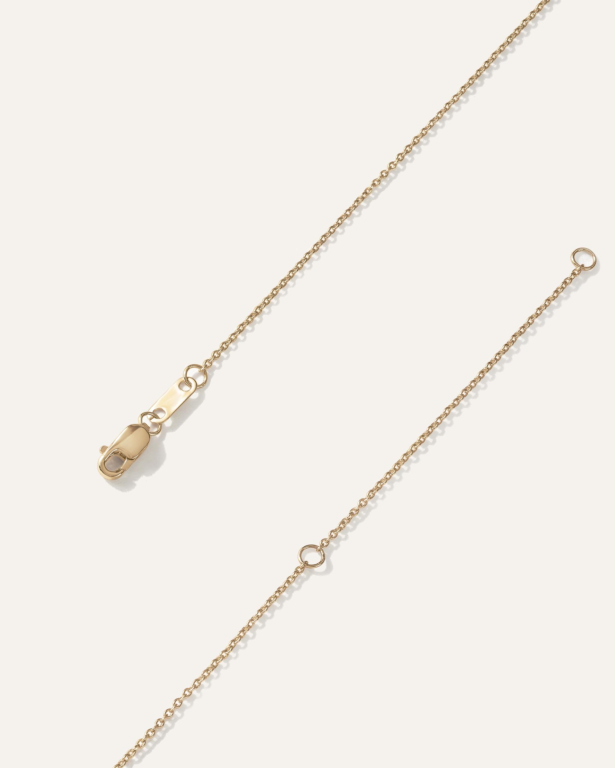 Quince | Women's 14K Gold Lab Grown Diamond Solitaire Necklace Product Image
