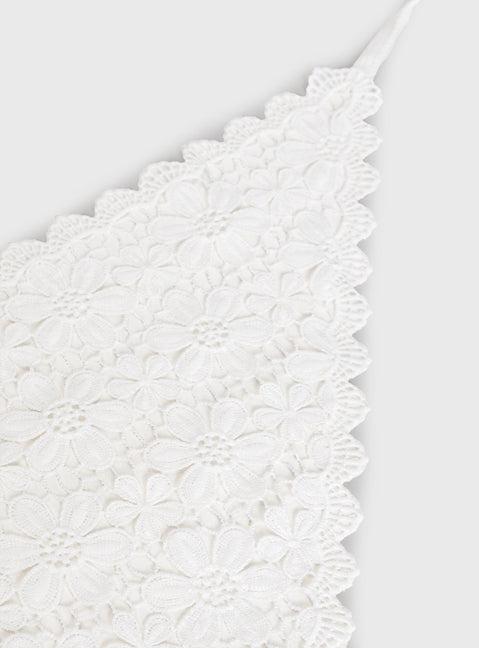 Pinot Lace Hair Scarf White Product Image