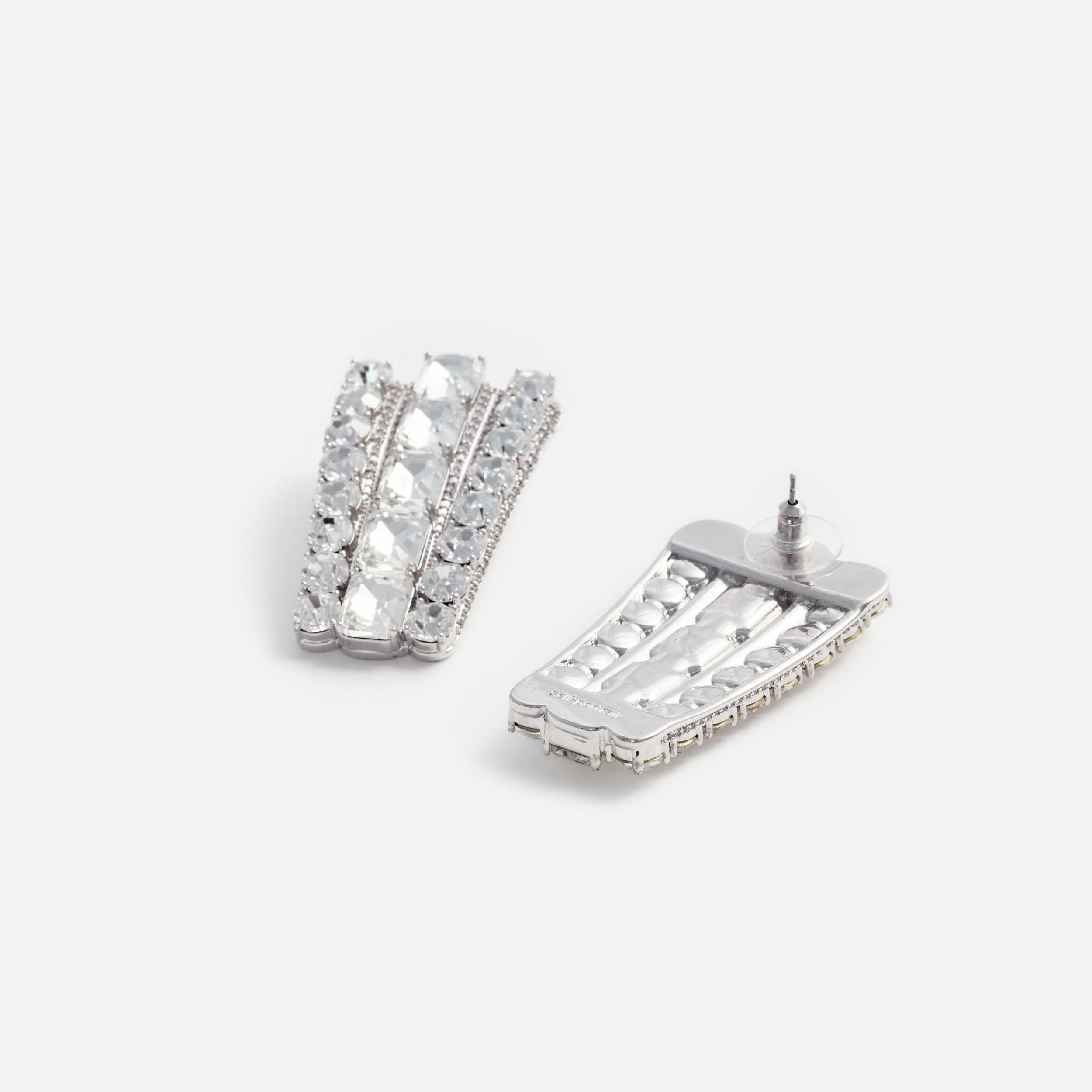 Multi Crystal Earrings Product Image