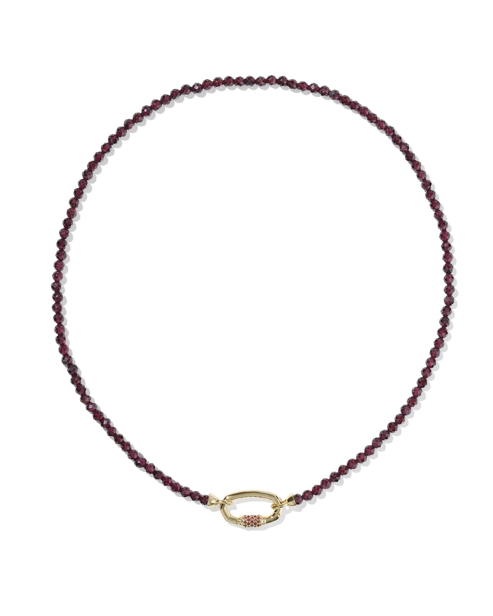 Emery Gold Beaded Strand Necklace Product Image