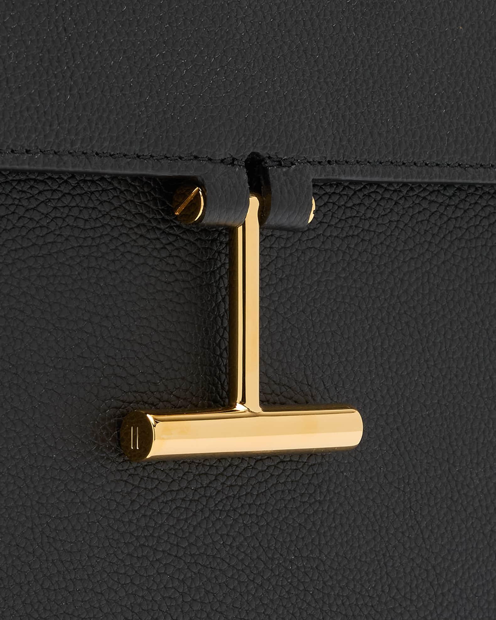 Tara Medium Crossbody in Grained Leather with Leather Strap Product Image