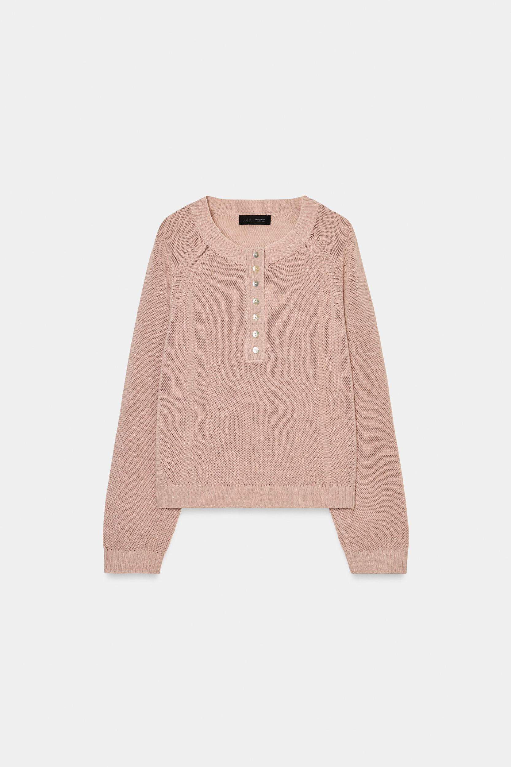 BUTTON KNIT JUMPER Product Image
