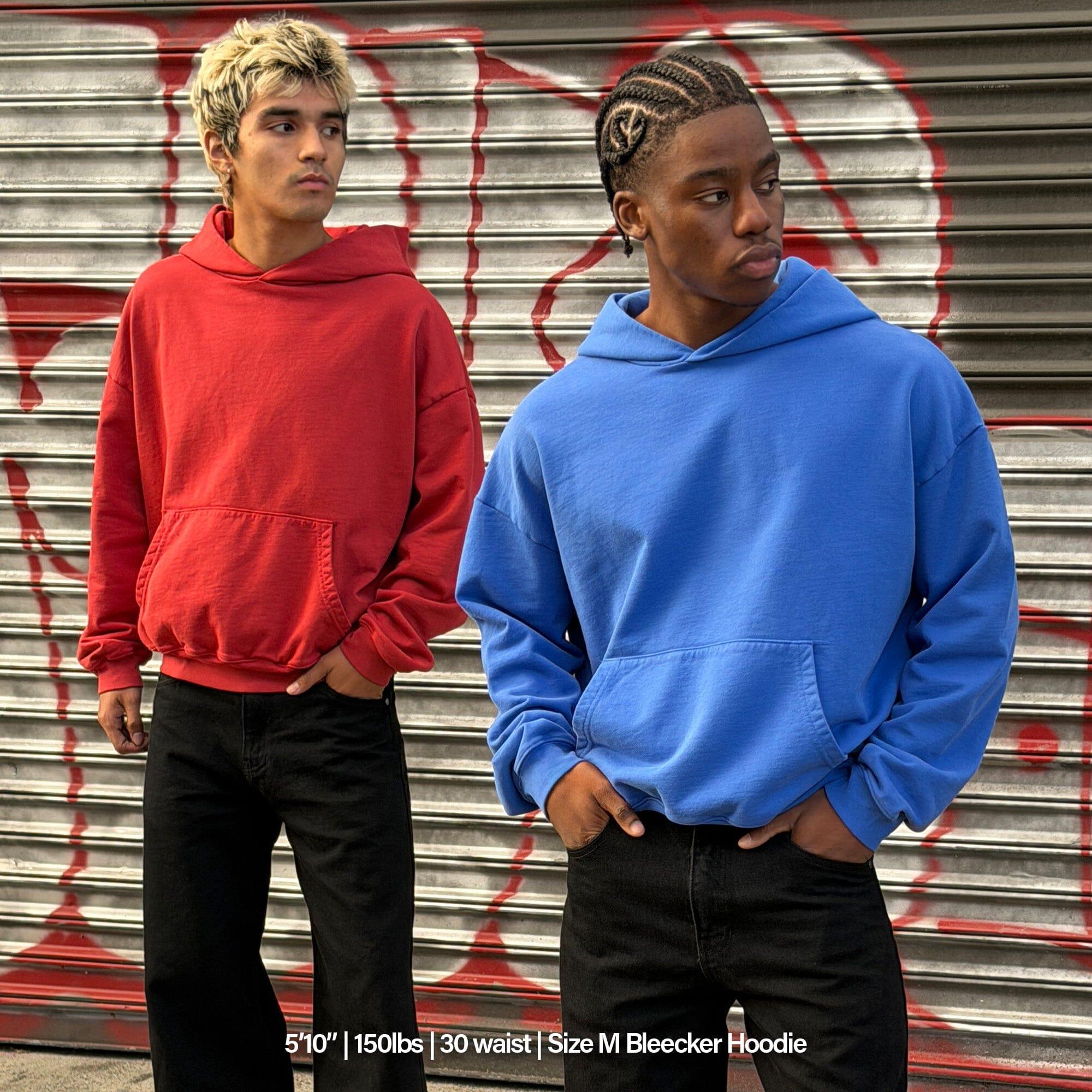 Bleecker Cinched Crop Hoodie | Relaxed, Drop-Shoulder Male Product Image