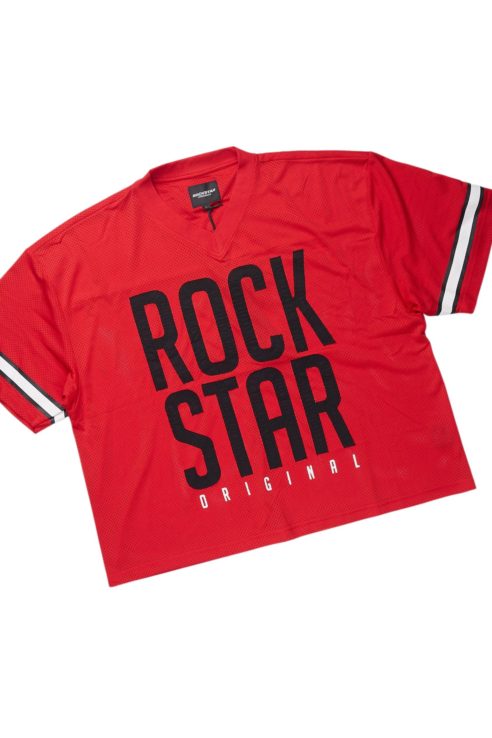 Climi Red T-Shirt/Short Set Male Product Image