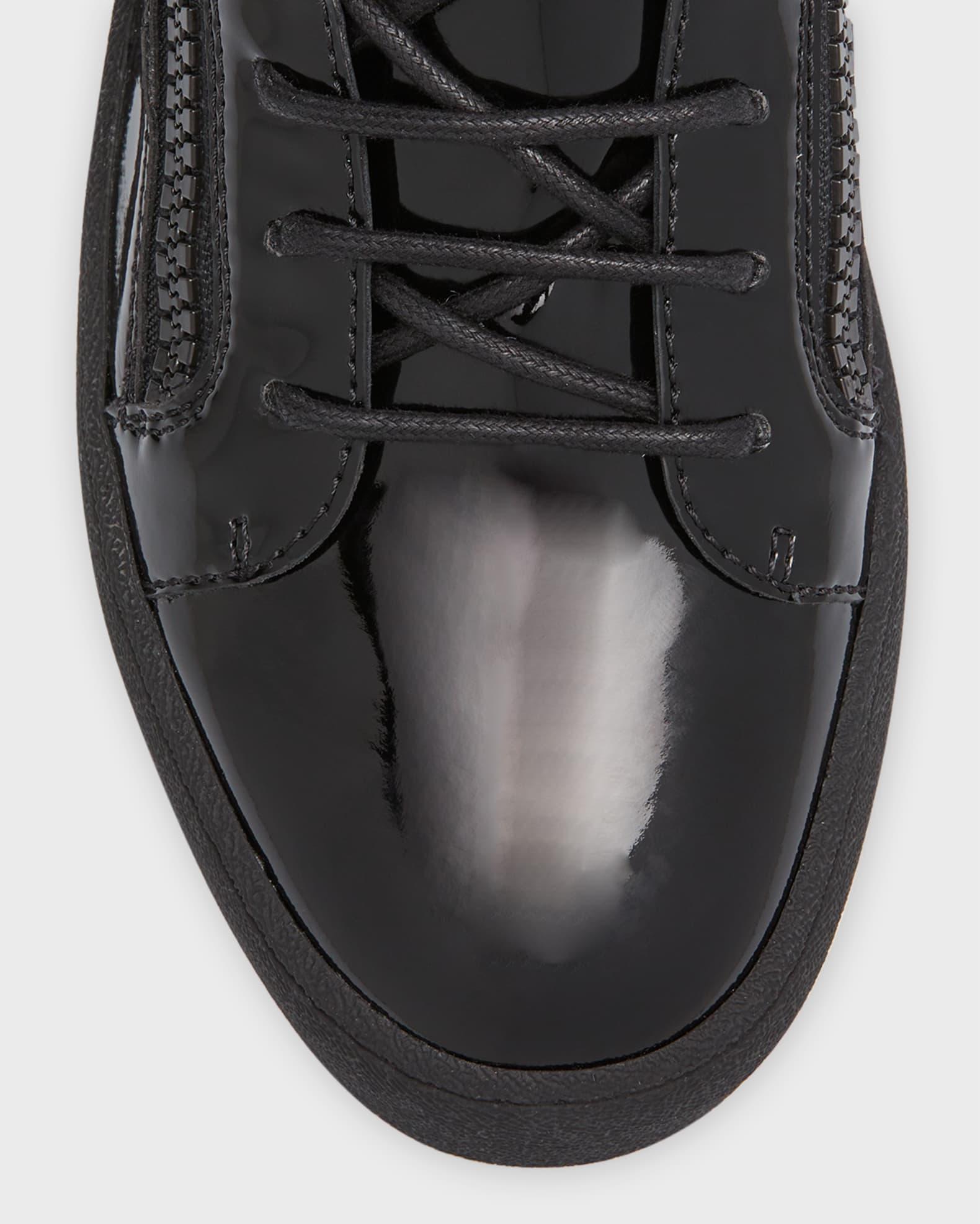 Men's Maylondon Patent Leather Low Top Sneakers Product Image