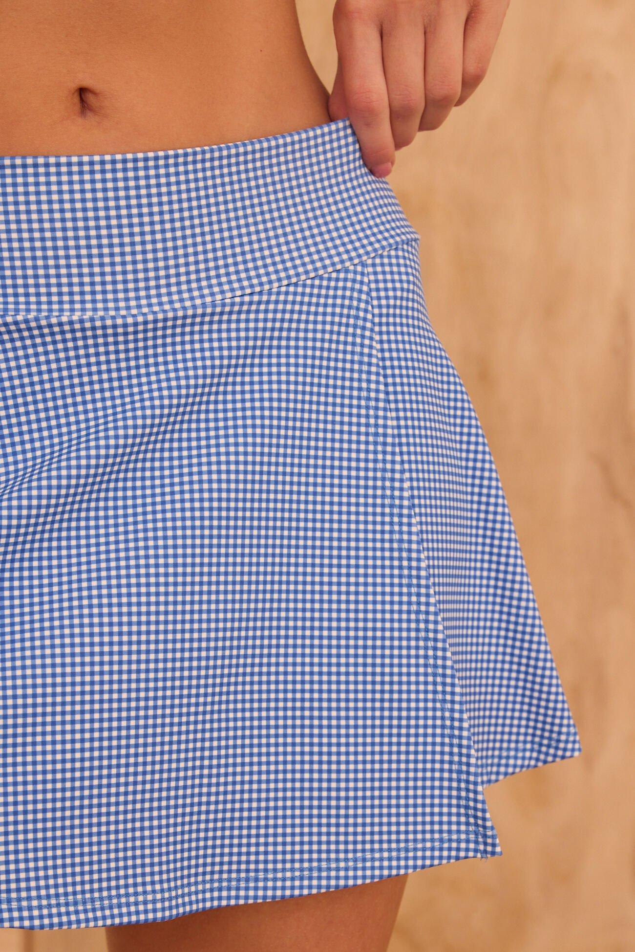 All Out Gingham Skort Product Image