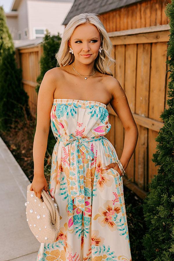 Tropical Retreat Wide Leg Jumpsuit Product Image