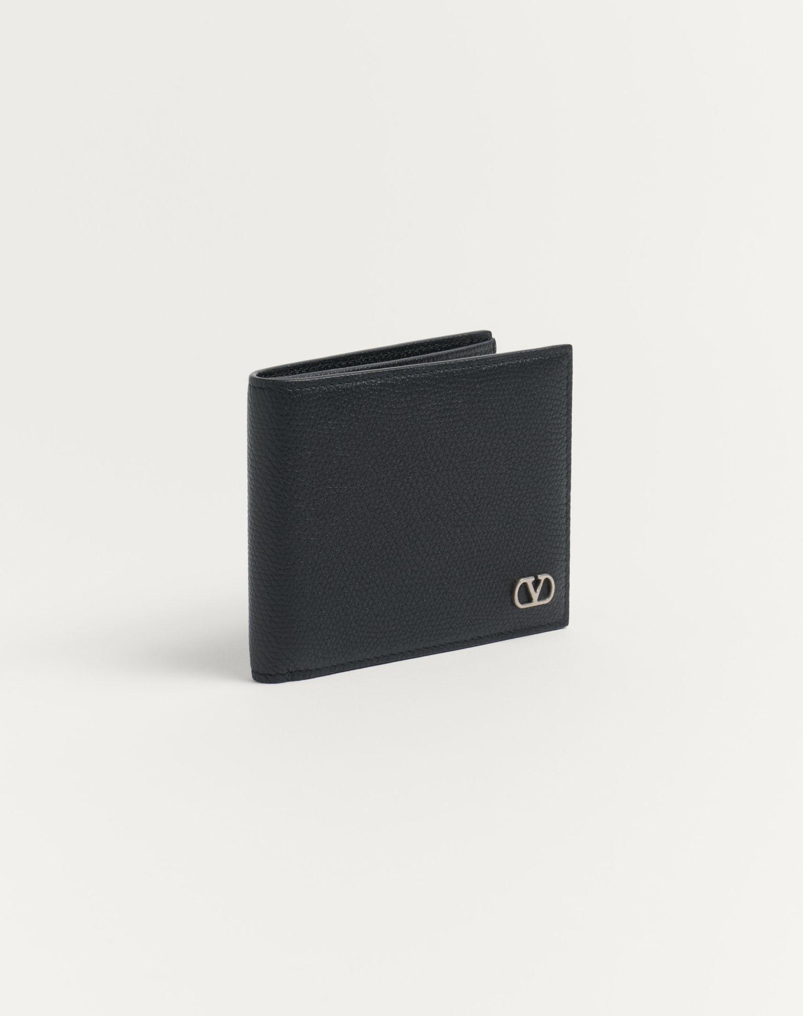 Valentino Garavani Vlogo Signature Grainy Calfskin Wallet  Product Image