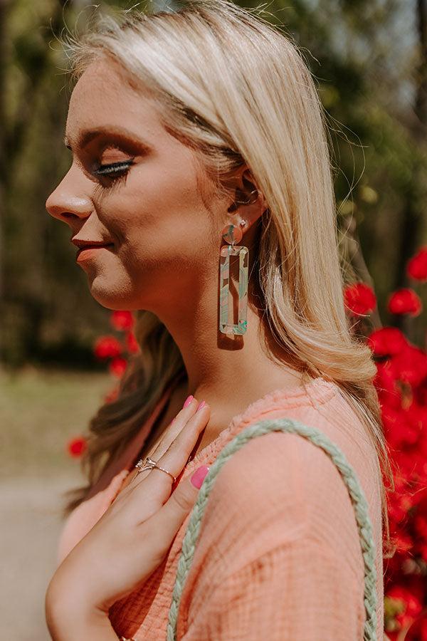 All The Buzz Earrings In Green Product Image