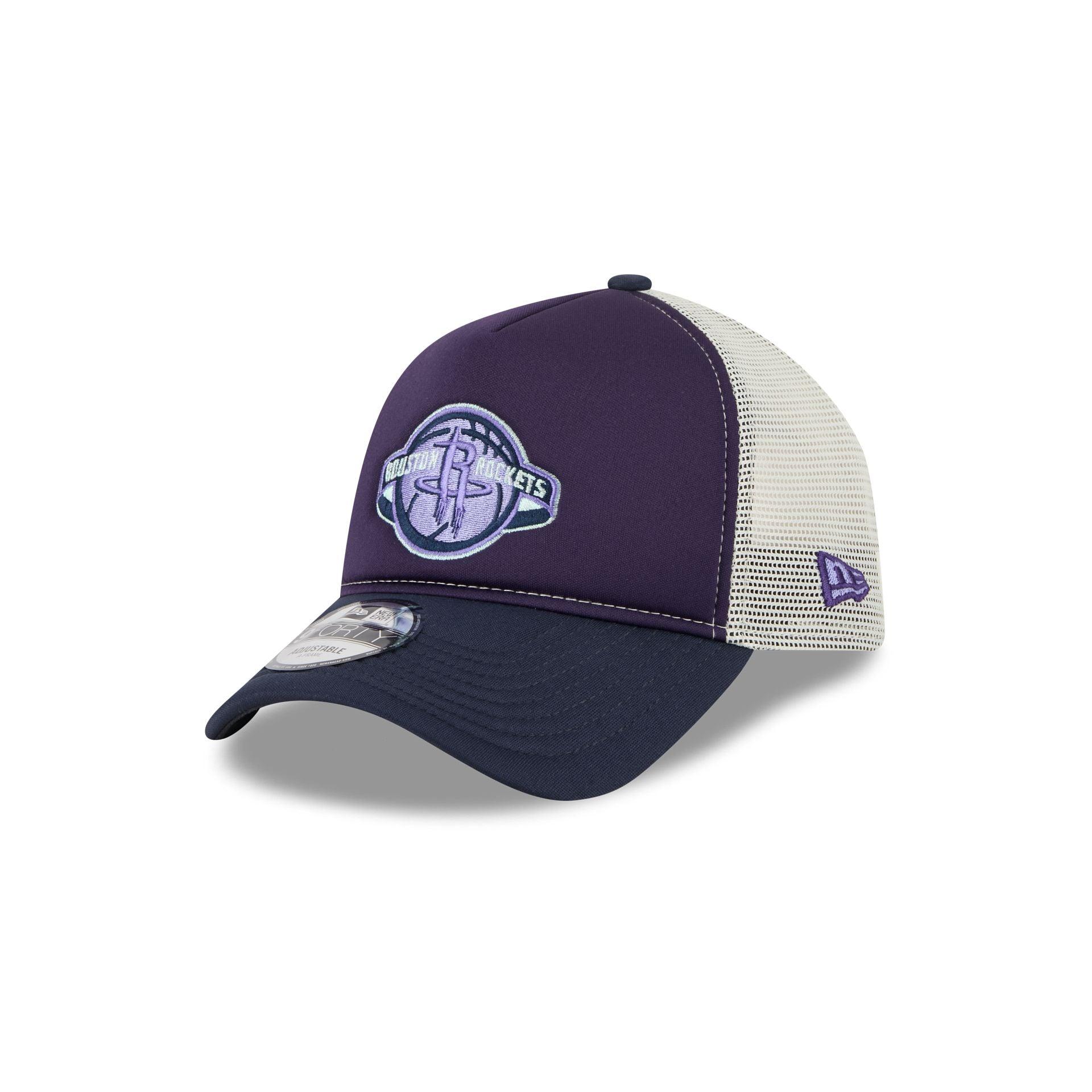 Pittsburgh Pirates Navy Purple 9FORTY A-Frame Trucker Hat Male Product Image