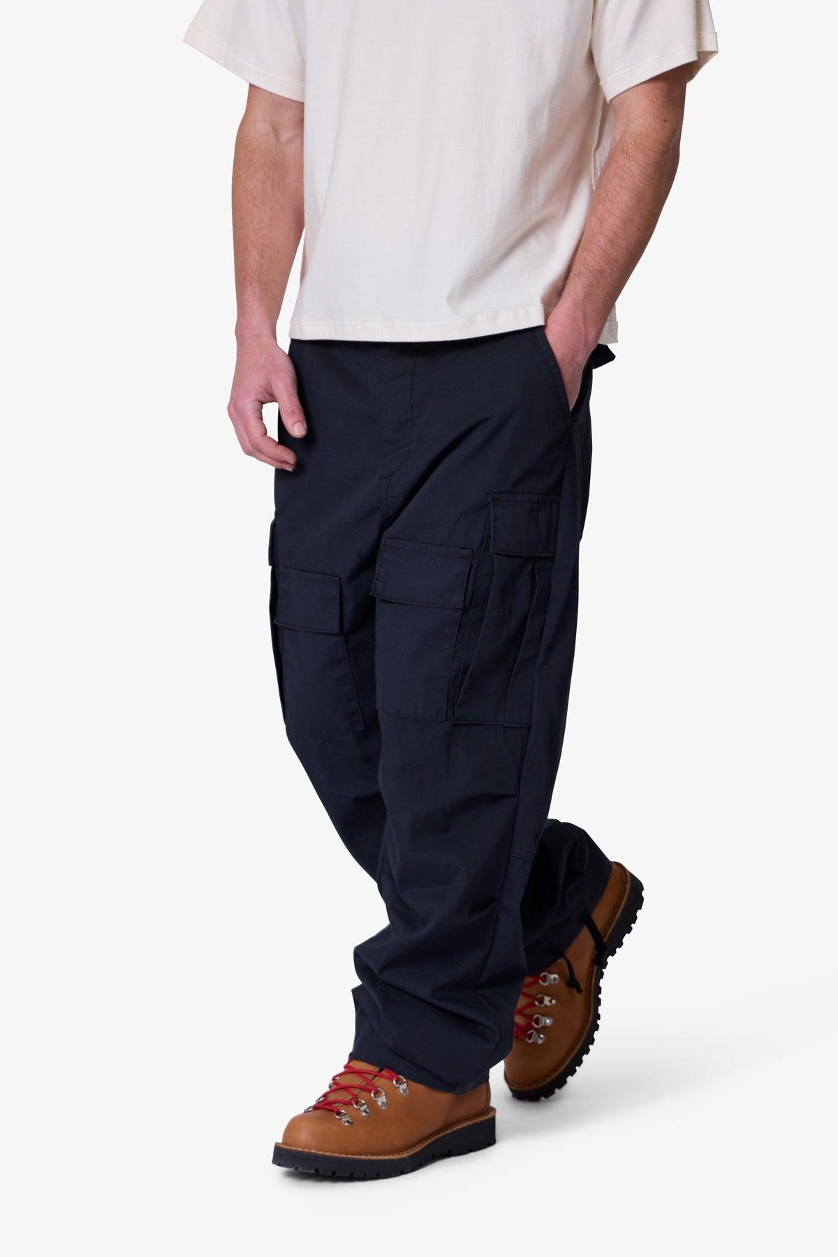 Ultra Baggy Cargo Pants - Black Product Image