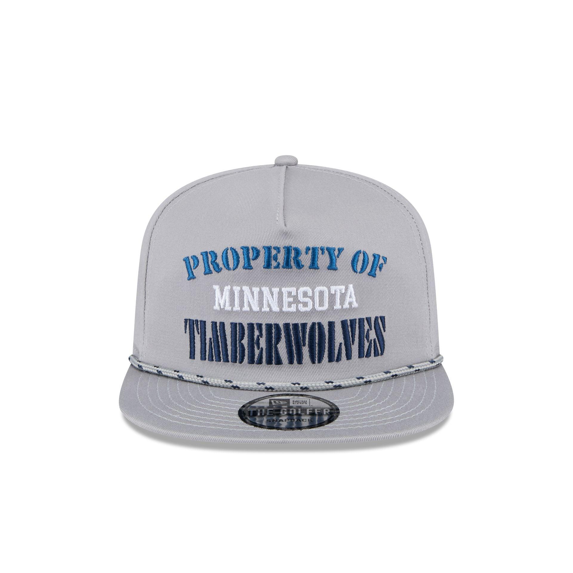 Minnesota Timberwolves Vintage Gray Rope Golfer Hat Male Product Image