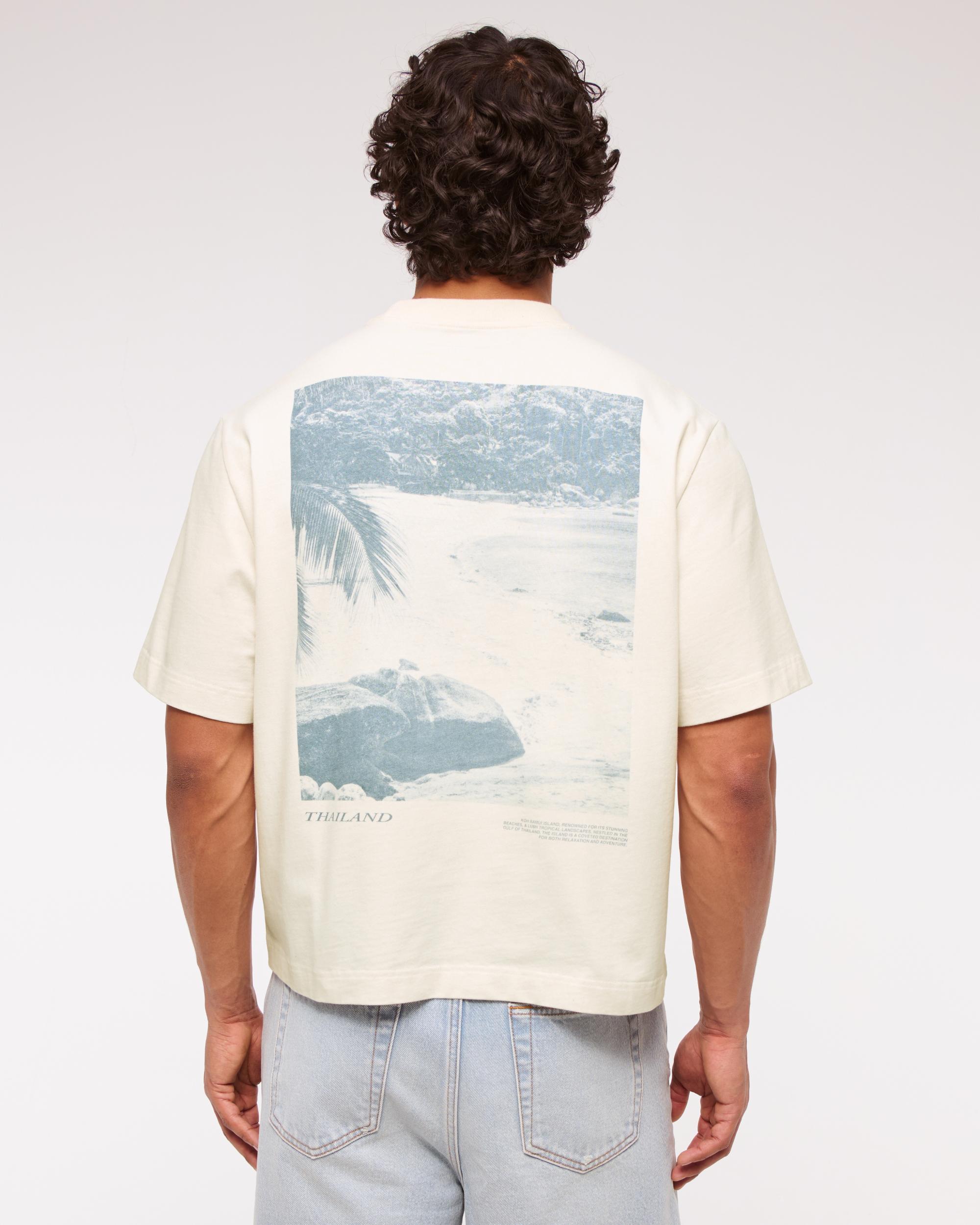 Premium Heavyweight Cropped Thailand Graphic Tee Product Image