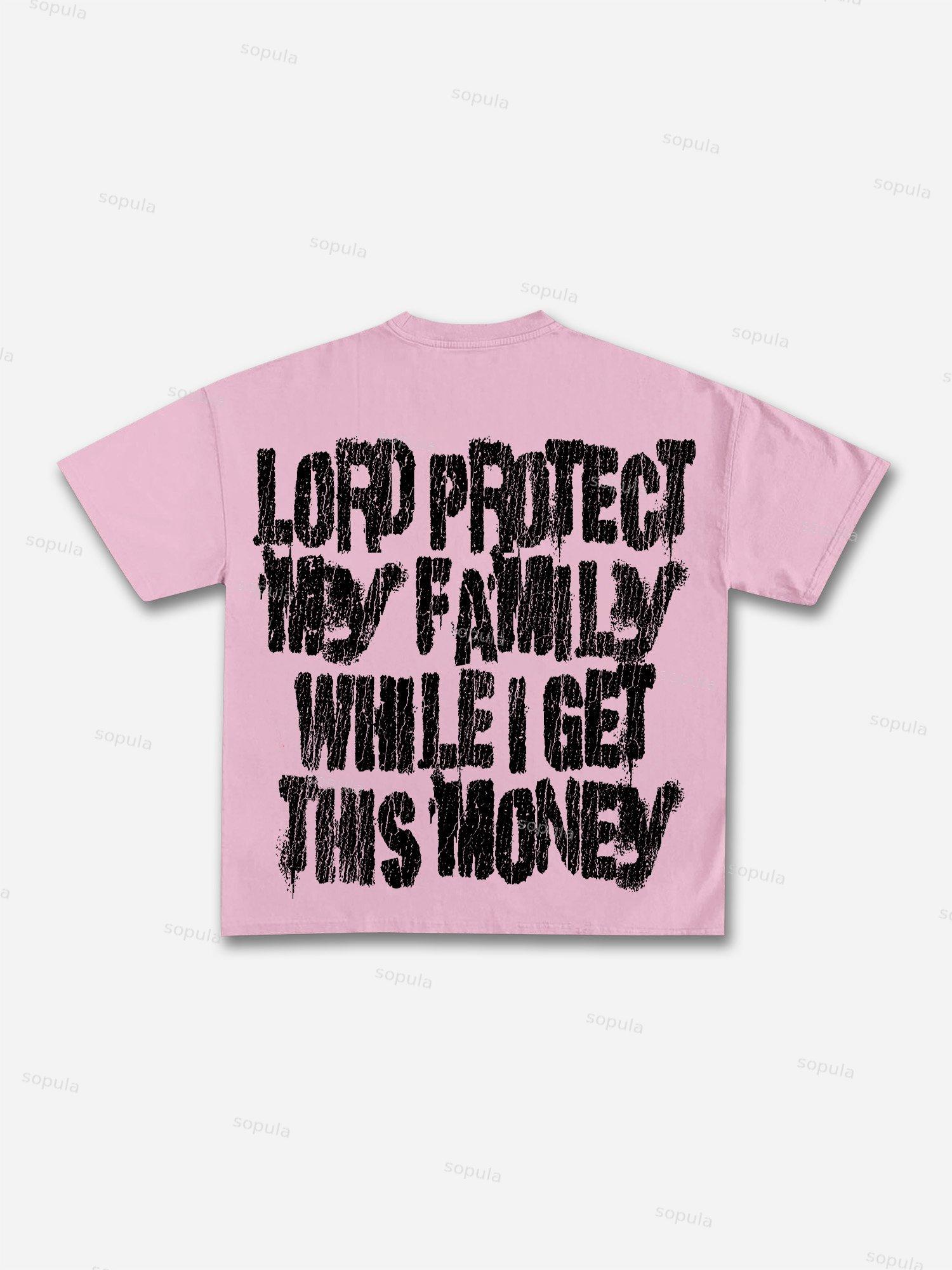 Get Rich Street Graphic Print Cotton T-shirt Product Image