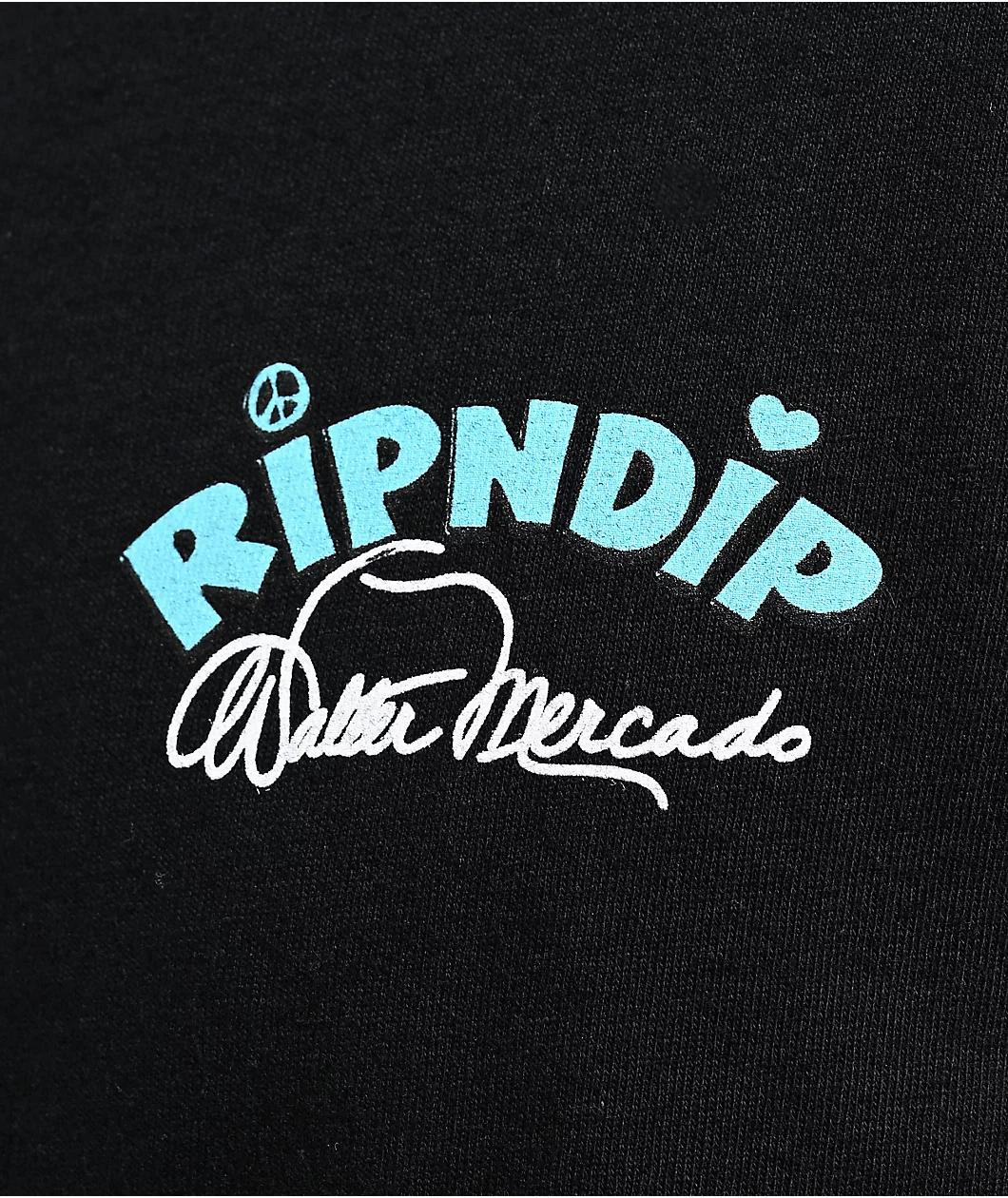 RIPNDIP x Walter Mercado Zodiac Mucho Black T-Shirt Product Image