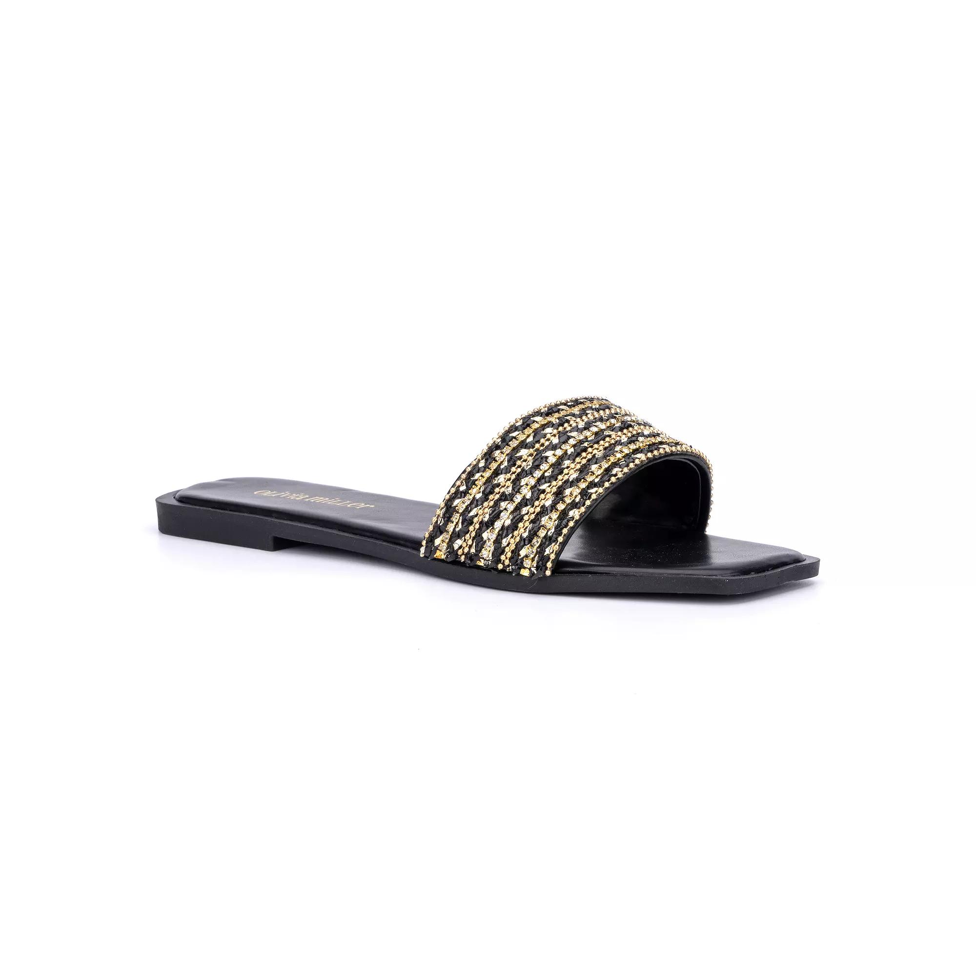 Olivia Miller Victoria Womens Slide Sandals Product Image
