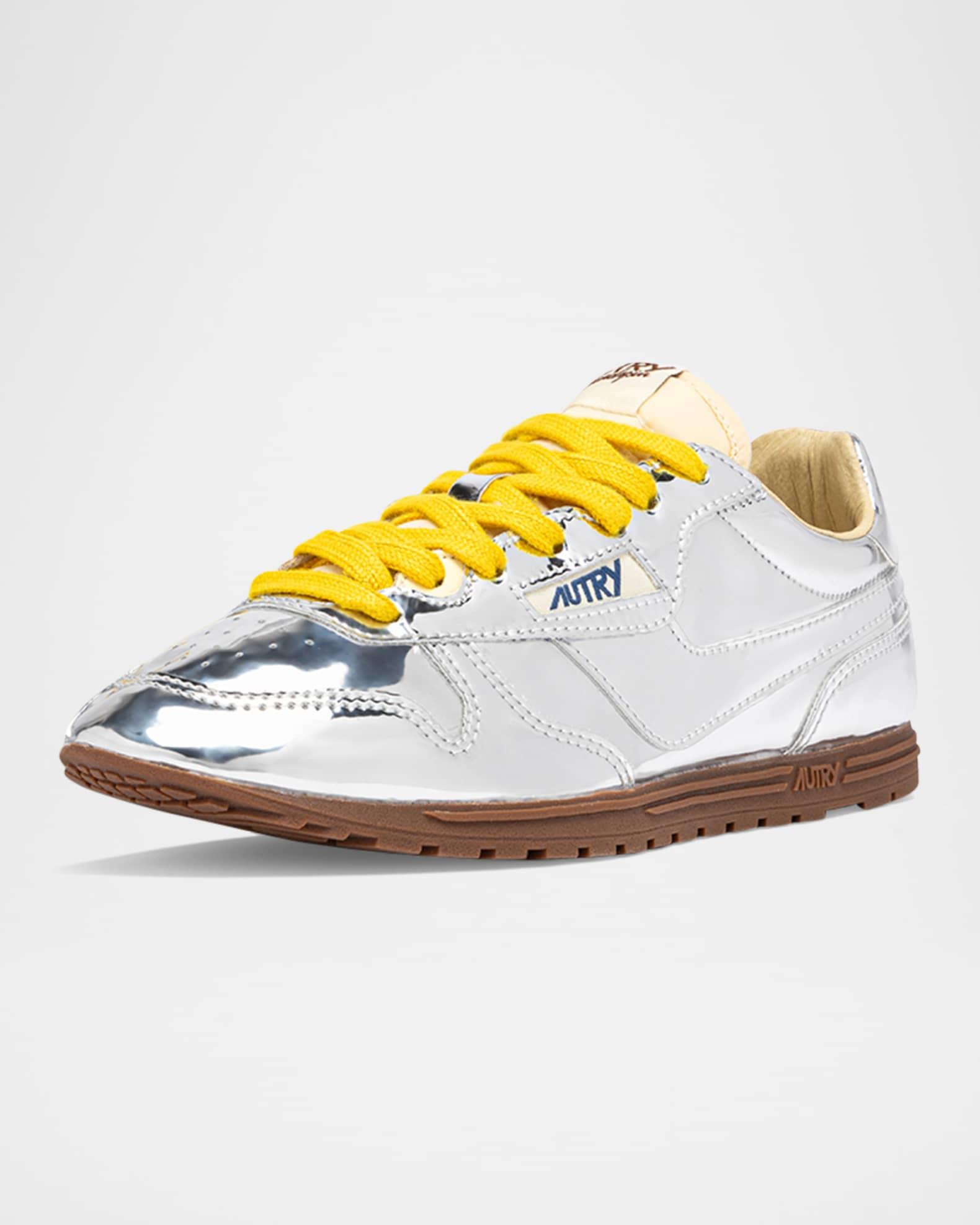 Windspin Retro Metallic Runner Sneakers Product Image