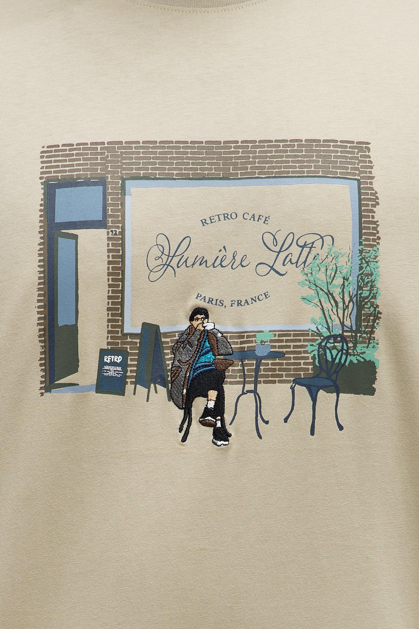 STWD Cafe Short Sleeve Tee - Sand Male Product Image