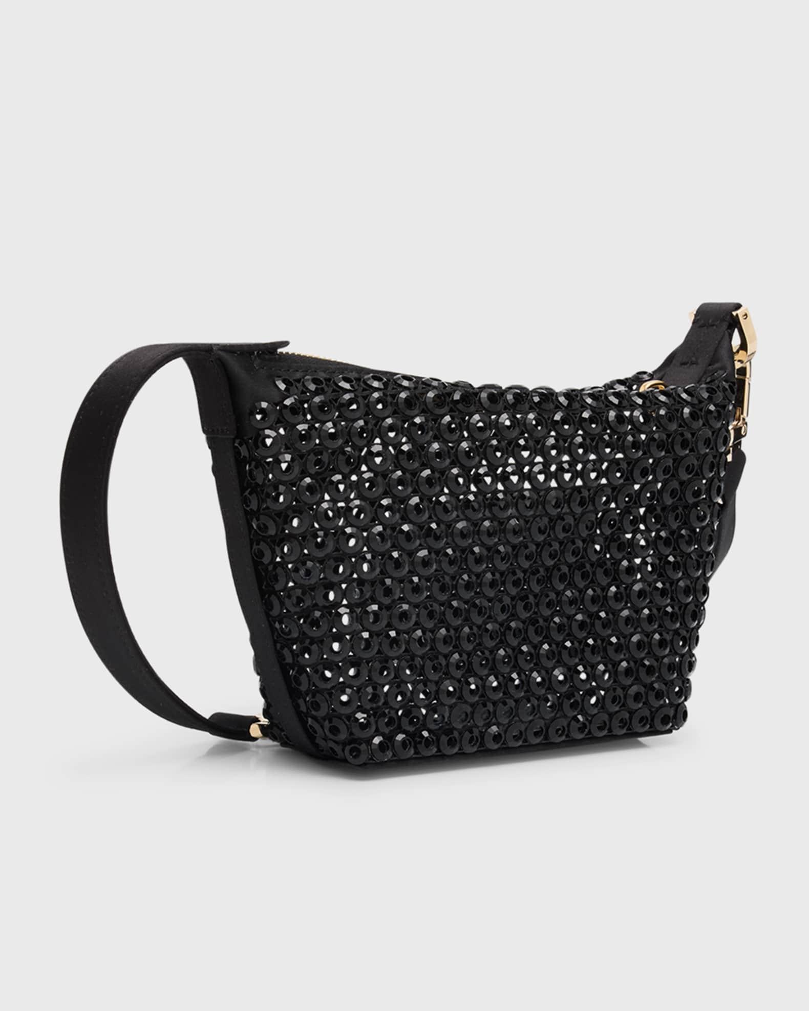 La Prima Rhinestone Silk Hobo Bag Product Image