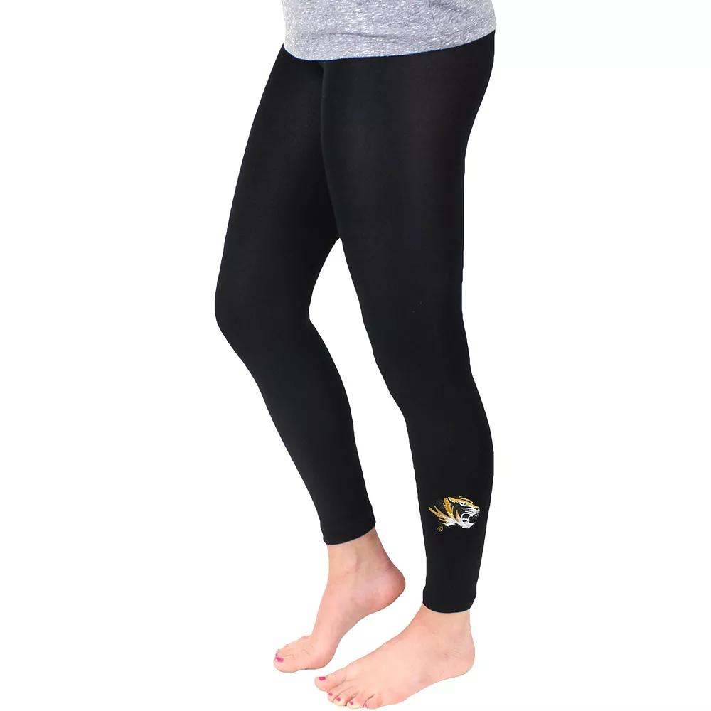 Women's ZooZatz Black Wisconsin Badgers Fleece Leggings,  Product Image
