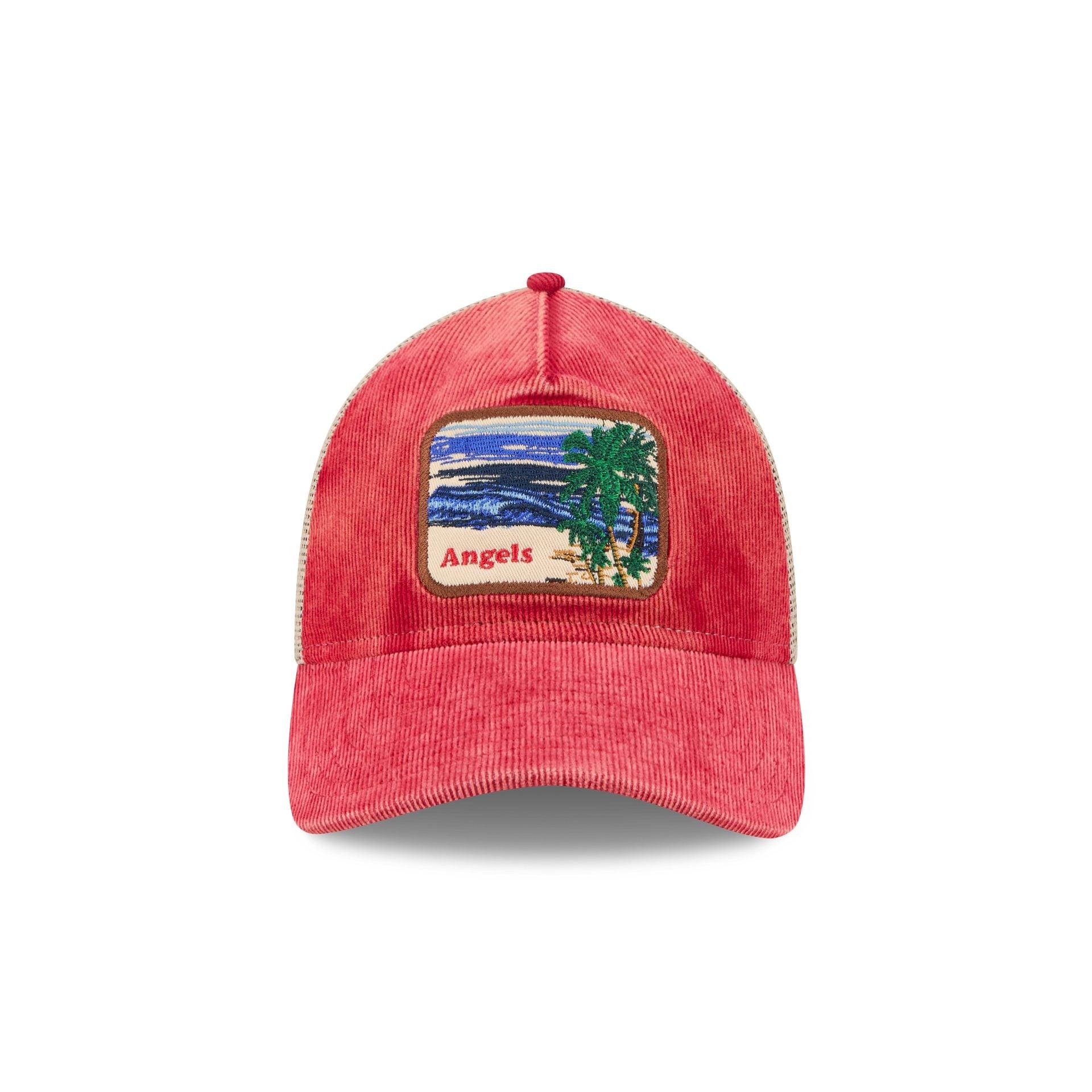 Los Angeles Angels Vintage Landscape 9TWENTY A-Frame Trucker Hat Male Product Image