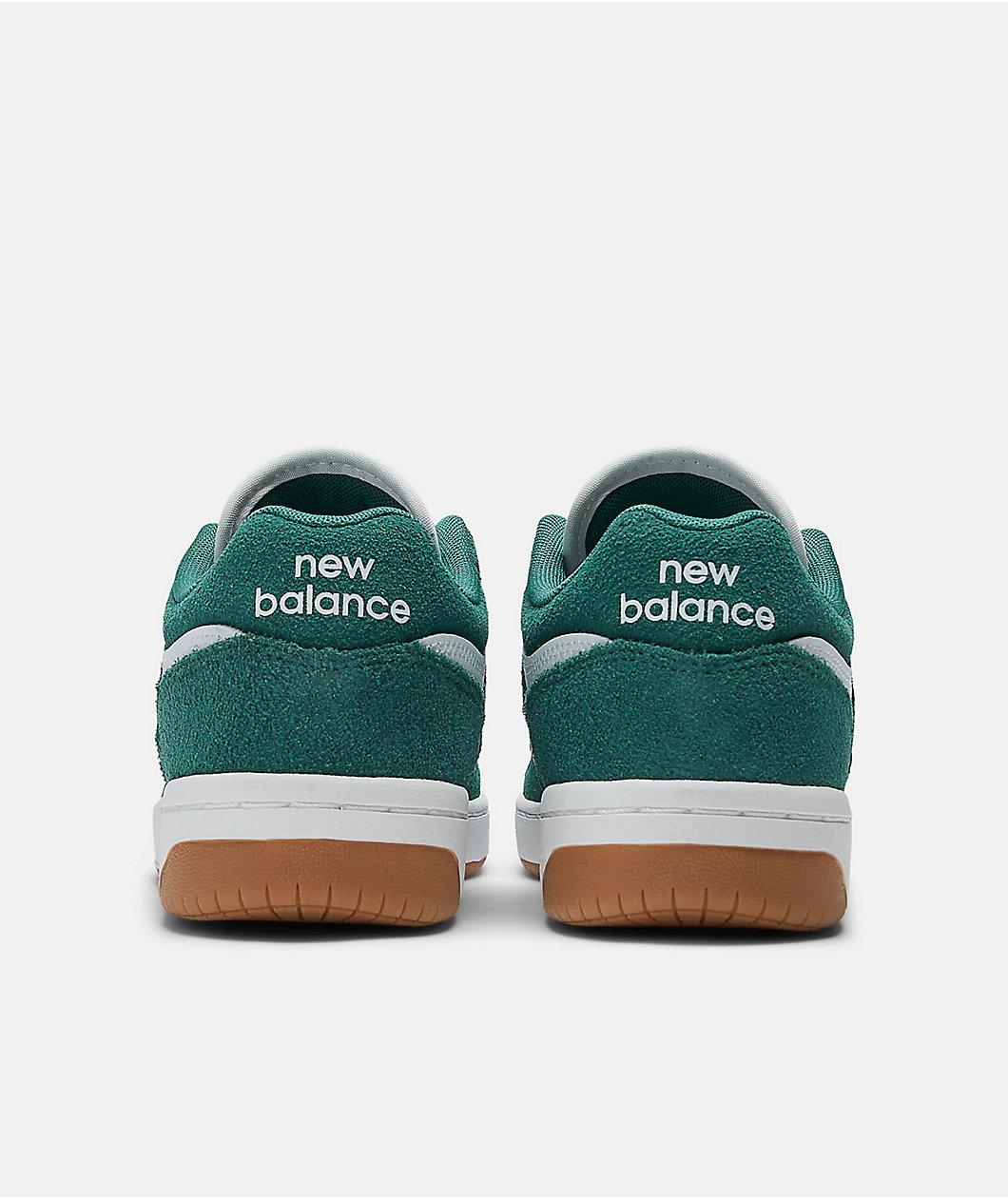 New Balance Numeric 480 Vintage Teal & White Skate Shoes Product Image